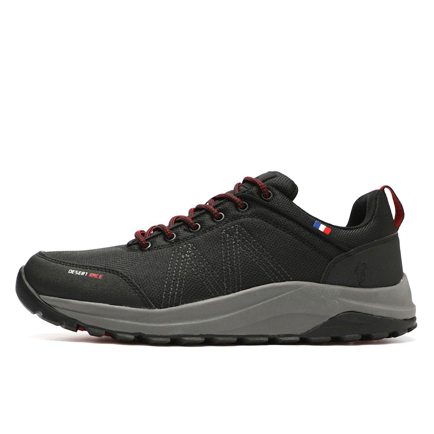 Zapatilla Hiking Senderismo Hombre Negro Rojo Michelin Dr36-3