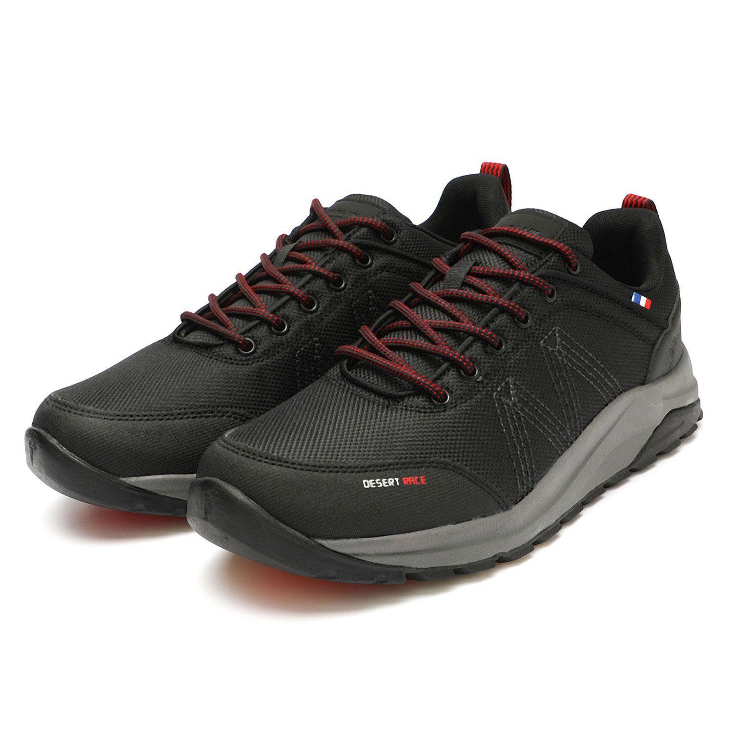 Zapatilla Hiking Senderismo Hombre Negro Rojo Michelin Dr36-4