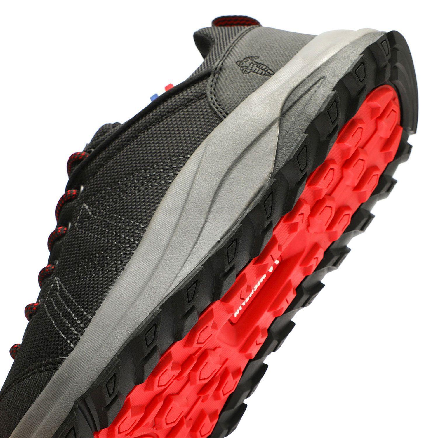 Zapatilla Hiking Senderismo Hombre Negro Rojo Michelin Dr36-6