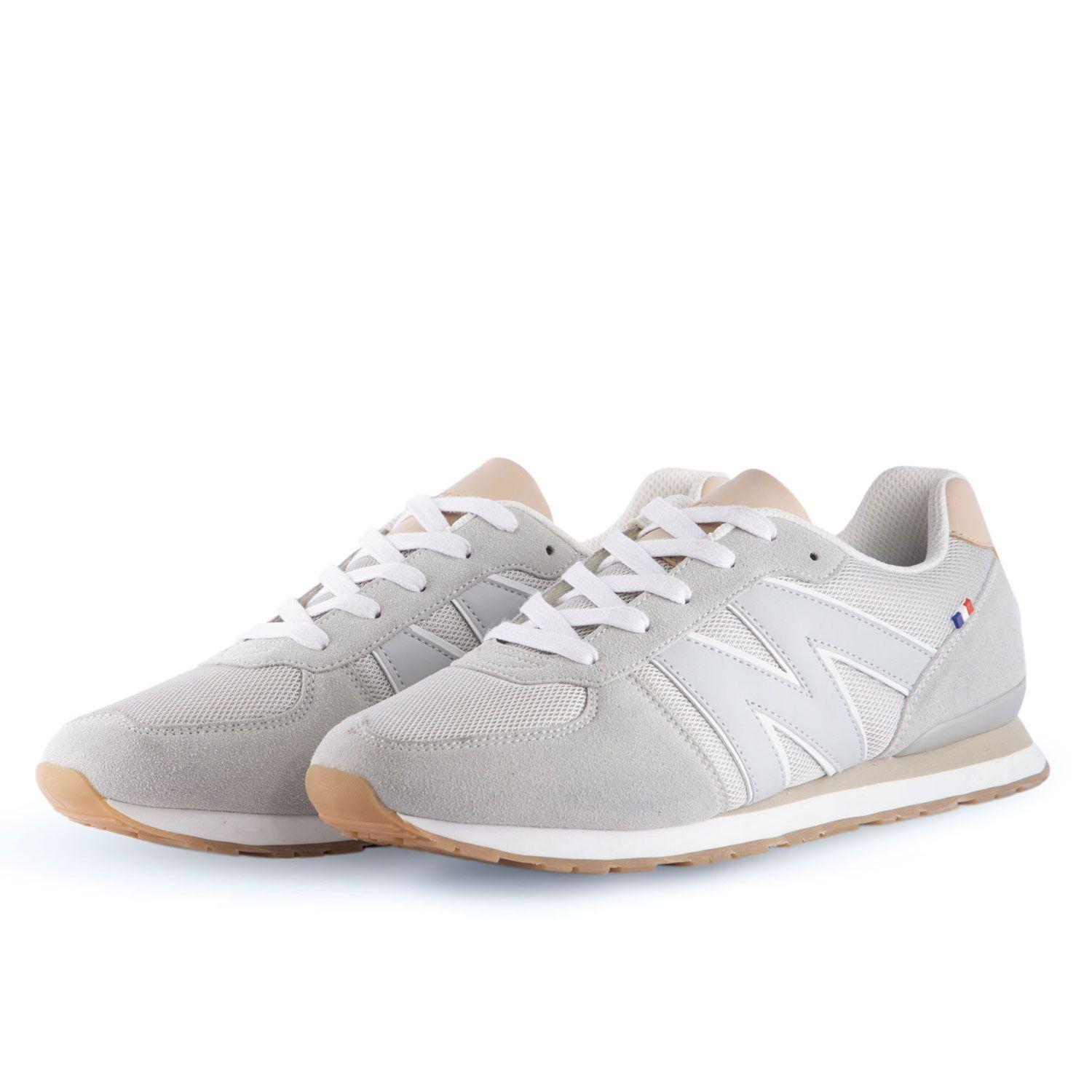 Zapatilla Casual Urbana Hombre Gris Taupe Michelin Cc12-4