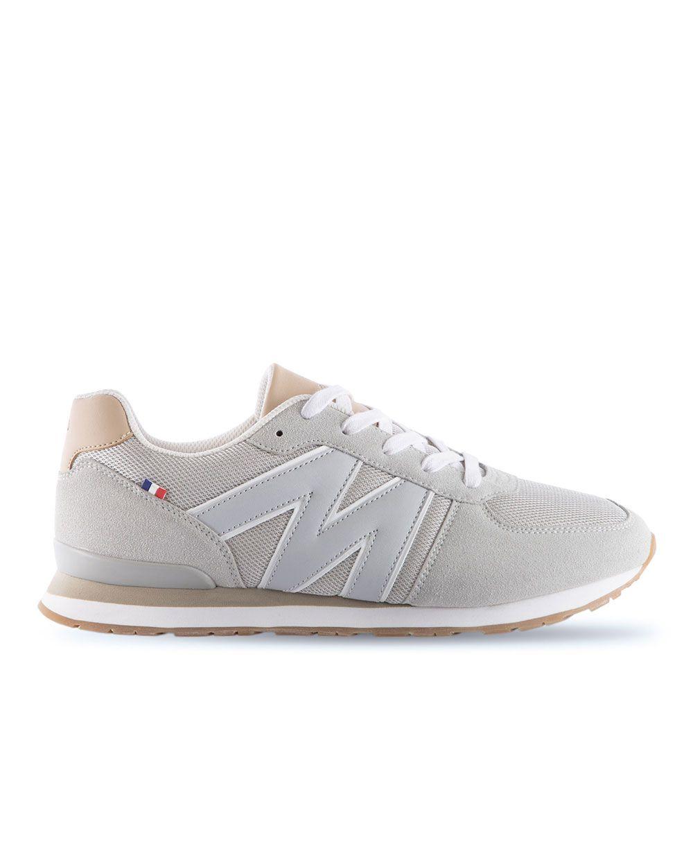 Zapatilla Casual Urbana Hombre Gris Taupe Michelin Cc12-0
