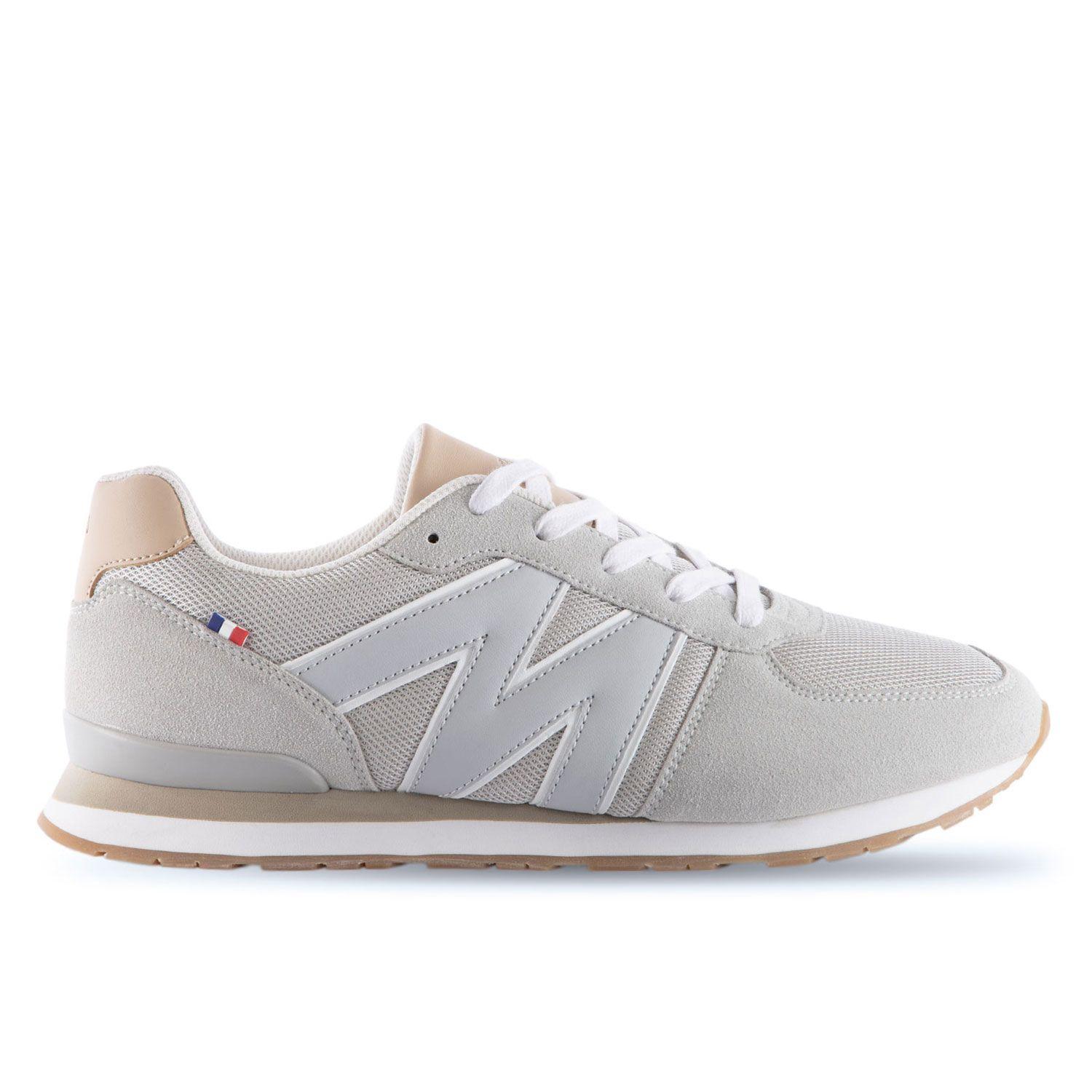 Zapatilla Casual Urbana Hombre Gris Taupe Michelin Cc12-1