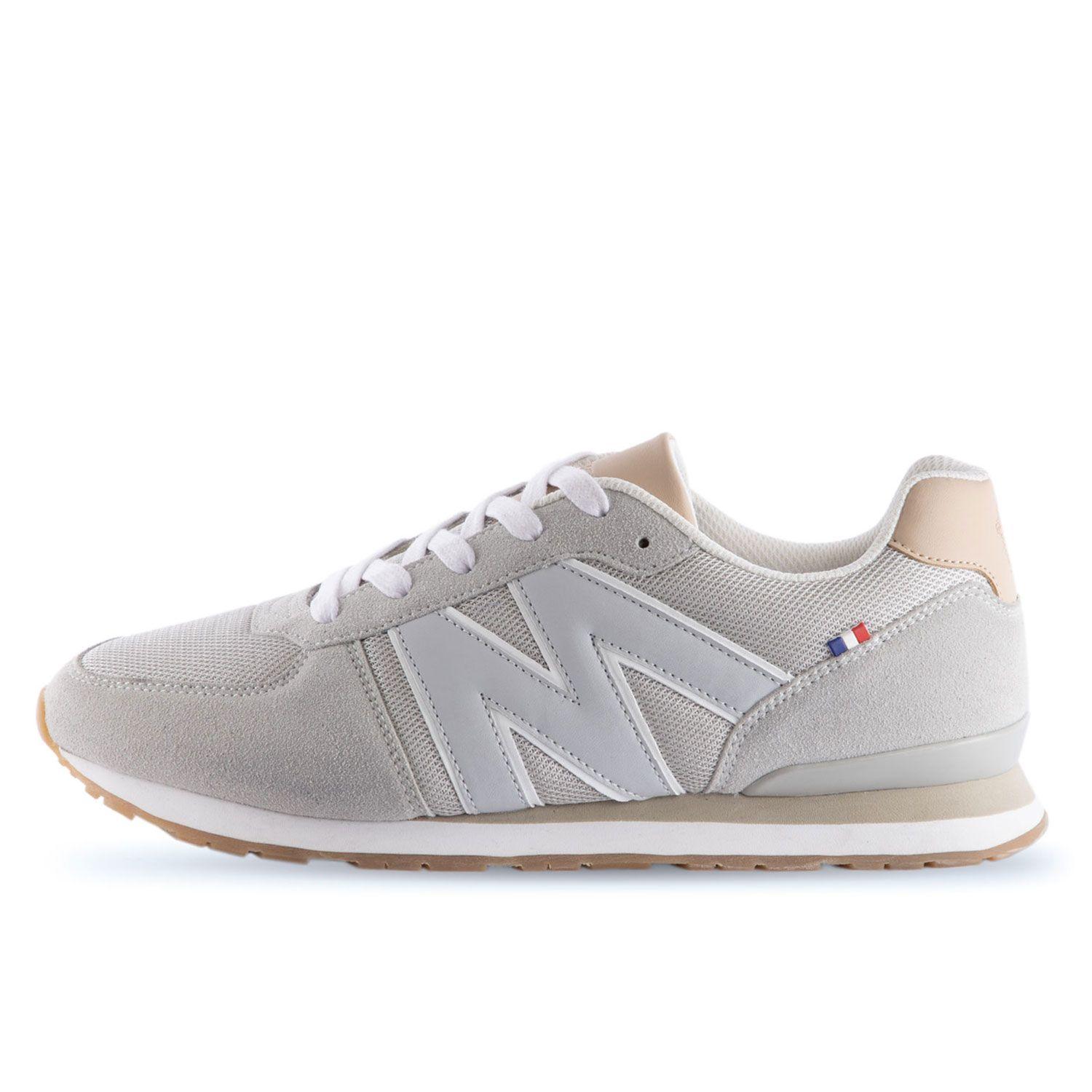 Zapatilla Casual Urbana Hombre Gris Taupe Michelin Cc12-3