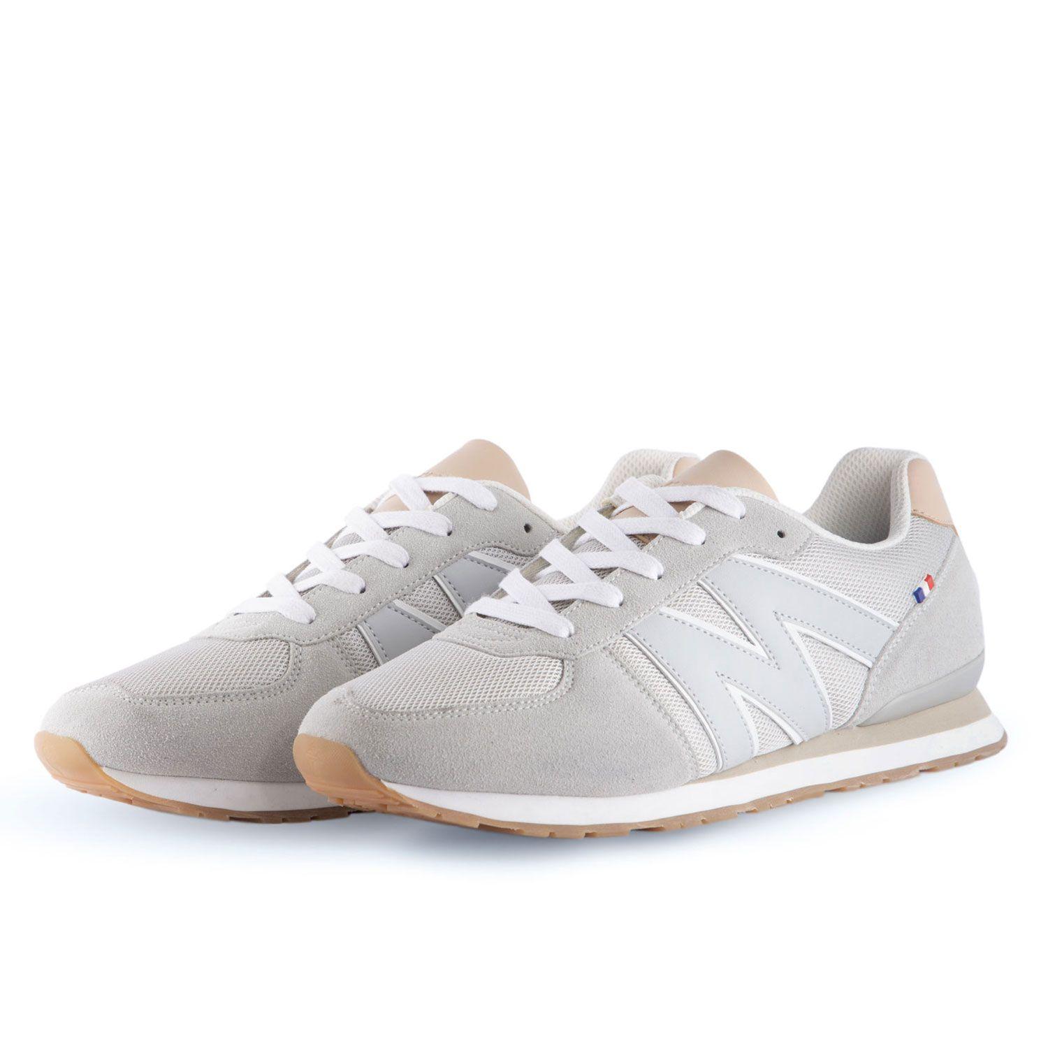 Zapatilla Casual Urbana Hombre Gris Taupe Michelin Cc12-4