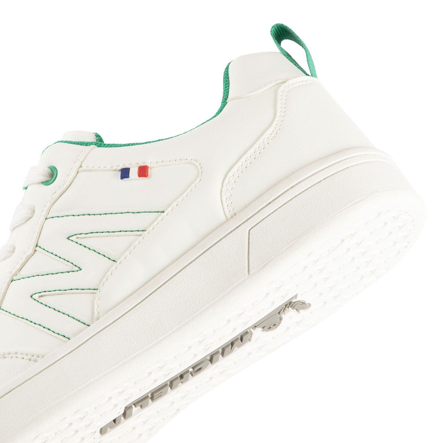 Zapatilla Urbana Hombre Color Blanco Menta Michelin Ps19-6