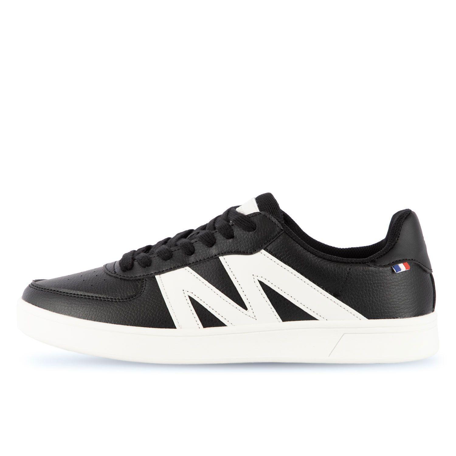 Zapatilla Urbana Negro Blanco Para Mujer Michelin Mujer Ps20-3