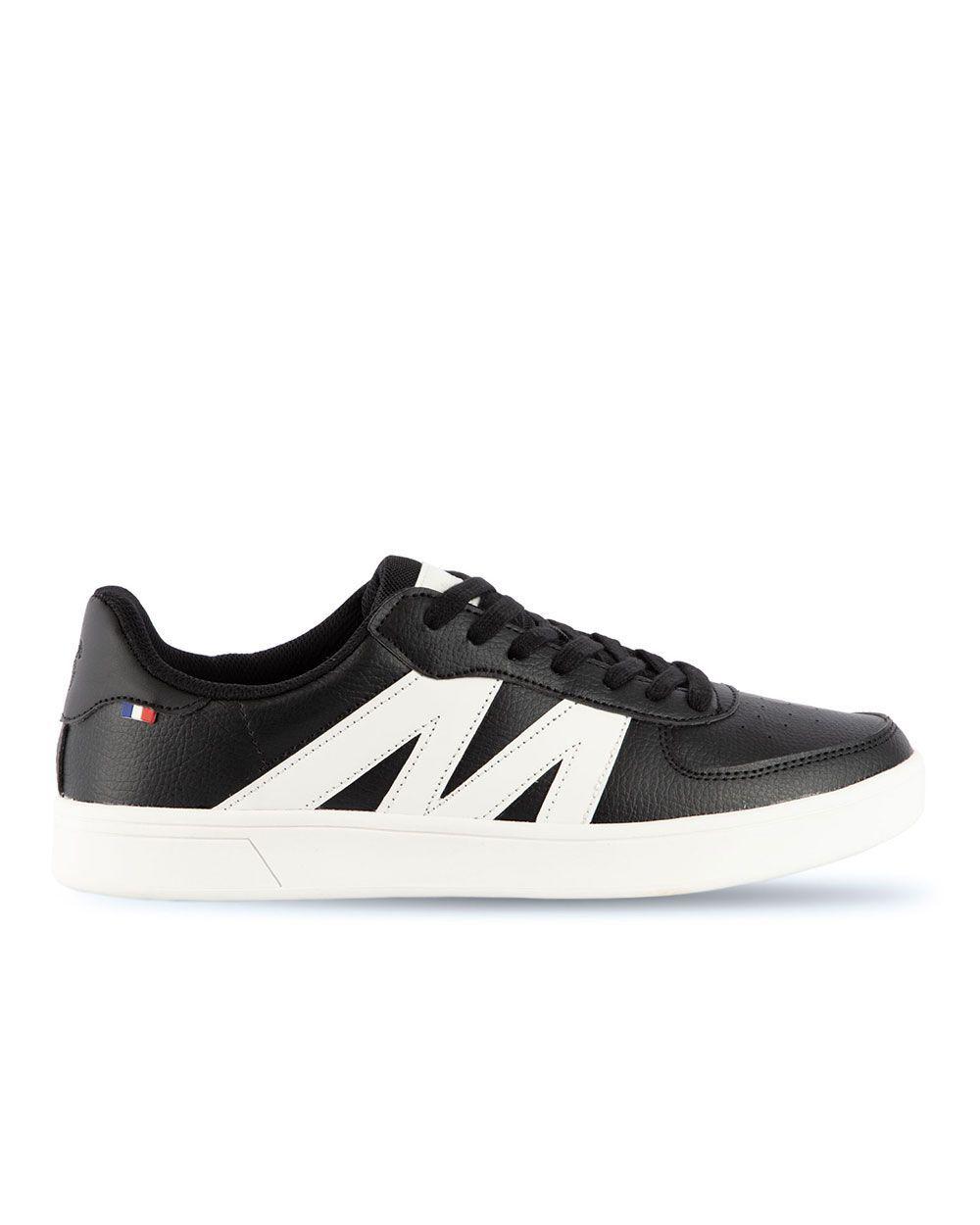 Zapatilla Casual Urbana Mujer Negro Blanco Michelin Ps20-0