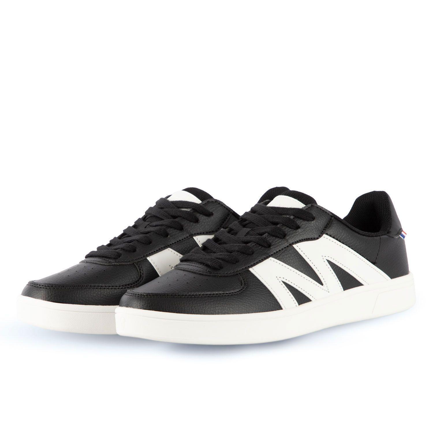 Zapatilla Casual Urbana Mujer Negro Blanco Michelin Ps20-4