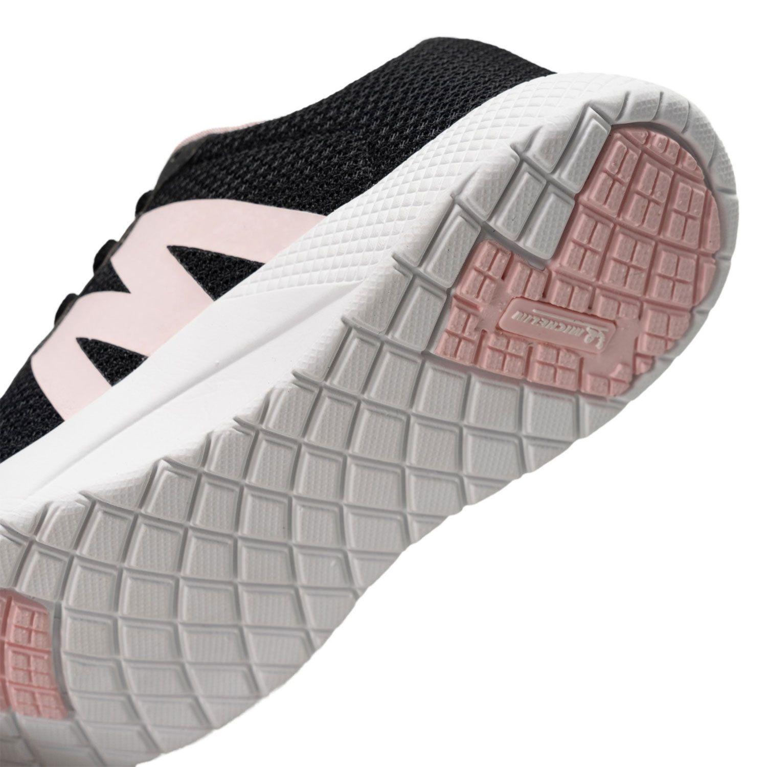Zapatilla Urbana Mujer Negro Rosado Michelin CR16-6