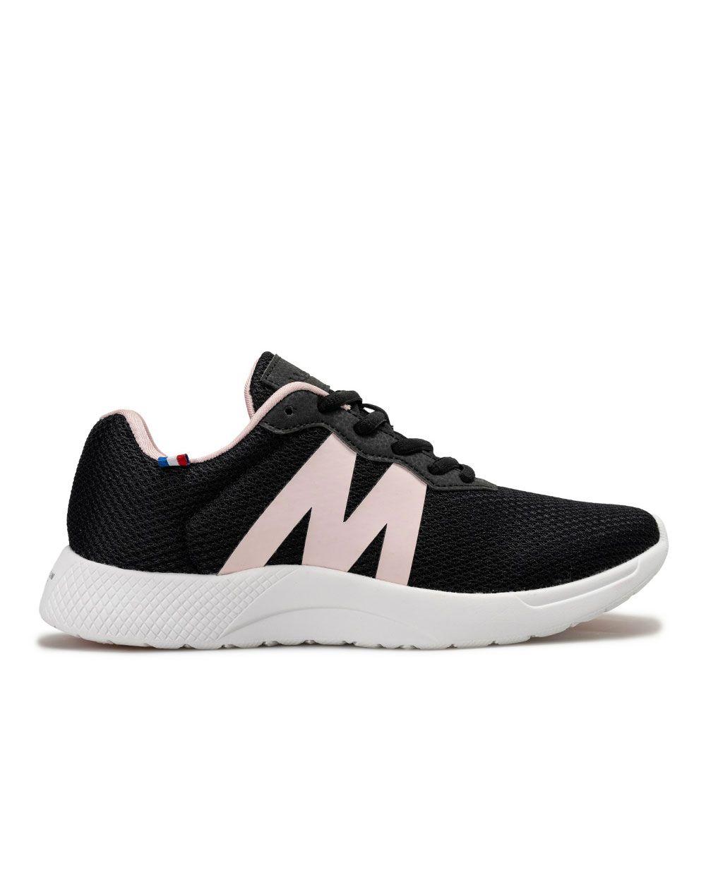 Zapatillas Deportivas Para Mujer Negro Rosado Michelin Cr16-0