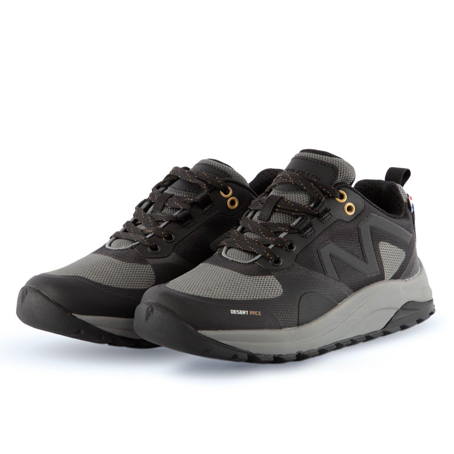 Zapatilla Hiking Senderismo Mujer Negro Taupe Michelin Dr28-4