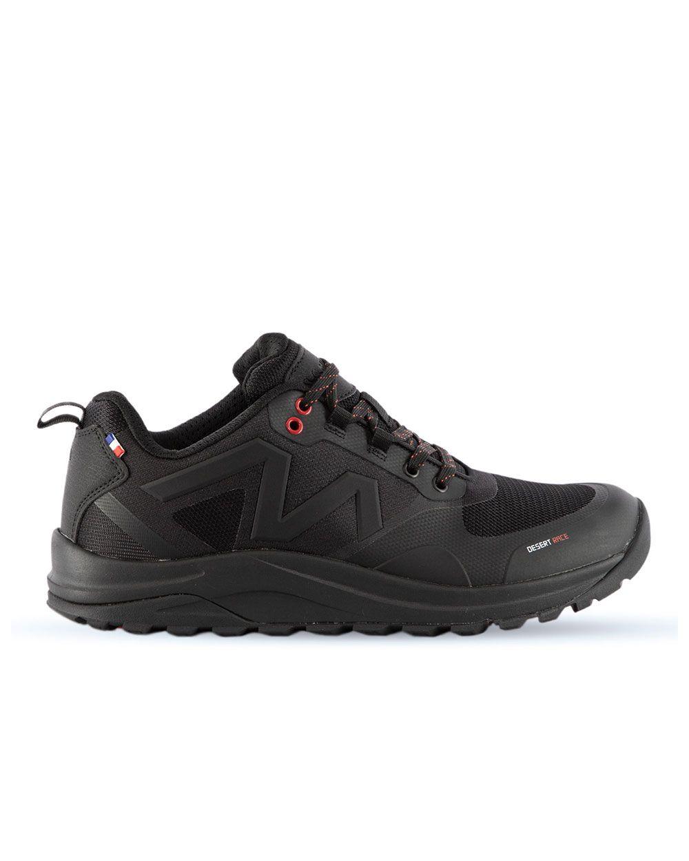 Zapatilla Trail Running Hombre Negro Rojo Michelin Dr28-0