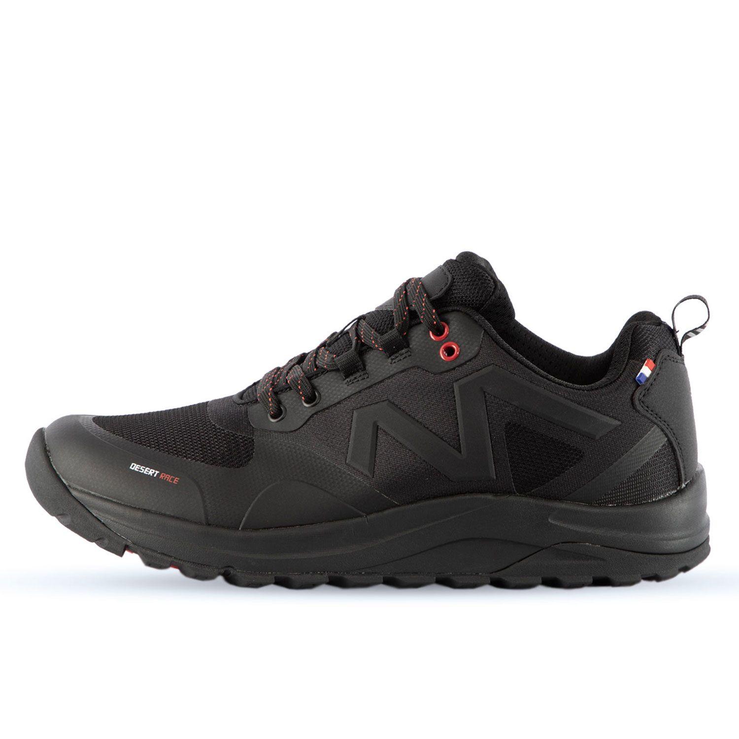 Zapatilla Trail Running Hombre Negro Rojo Michelin Dr28-3