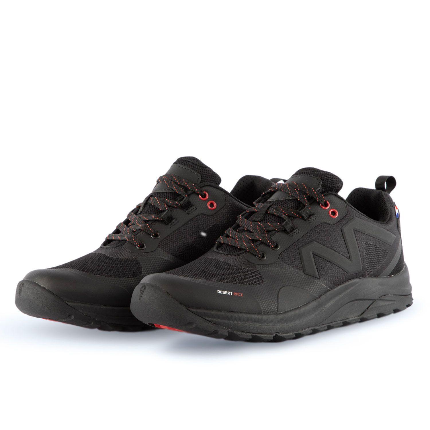 Zapatilla Trail Running Hombre Negro Rojo Michelin Dr28-4