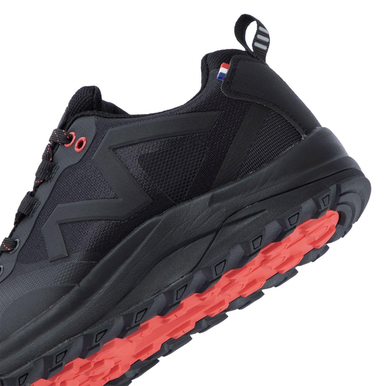 Zapatilla Trail Running Hombre Negro Rojo Michelin Dr28-6