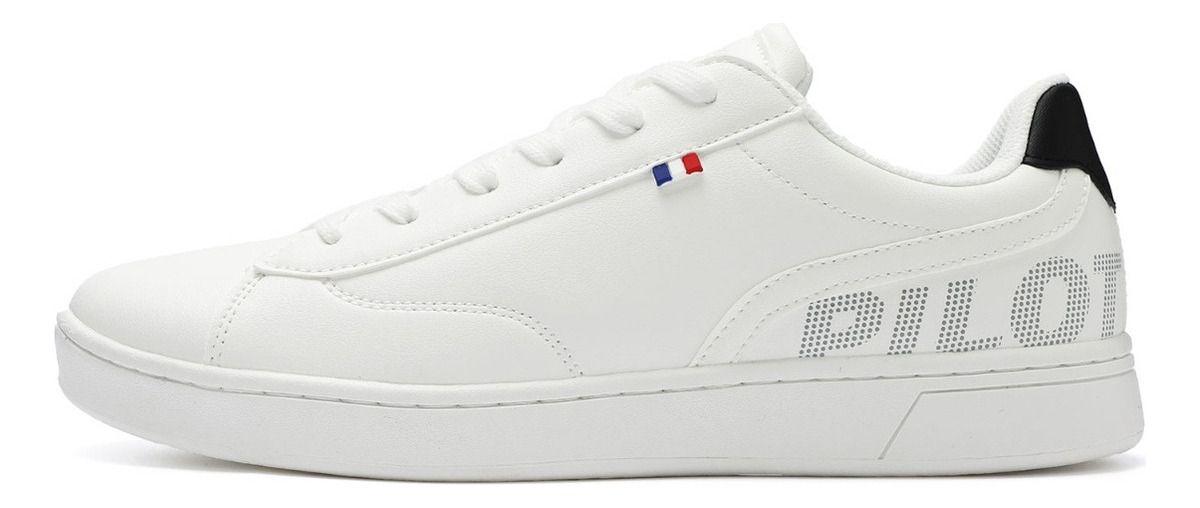 Zapatilla Urbanas Hombre Blanco Y Negro Michelin Ps14-2
