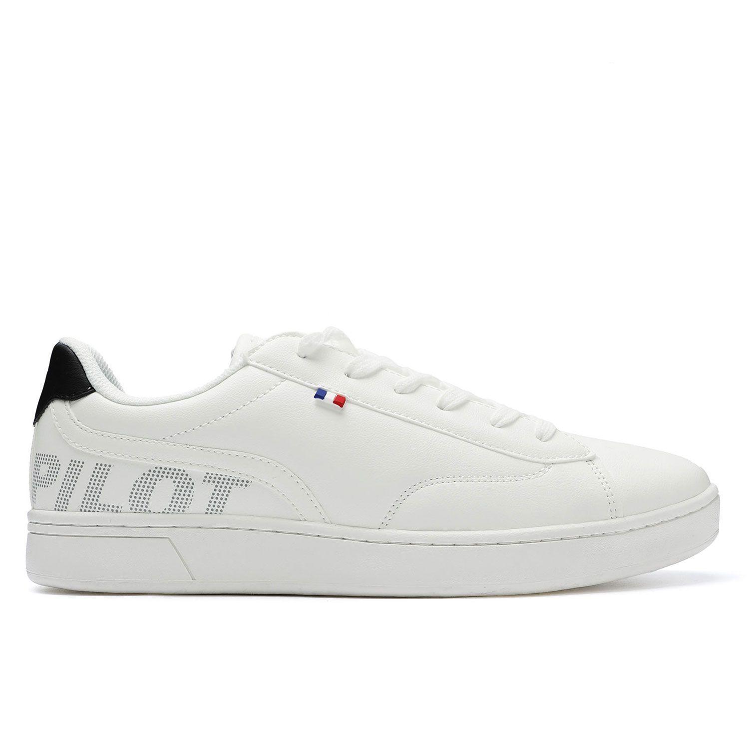 Zapatilla Casual Urbana Hombre Blanco Negro Michelin Ps14-1