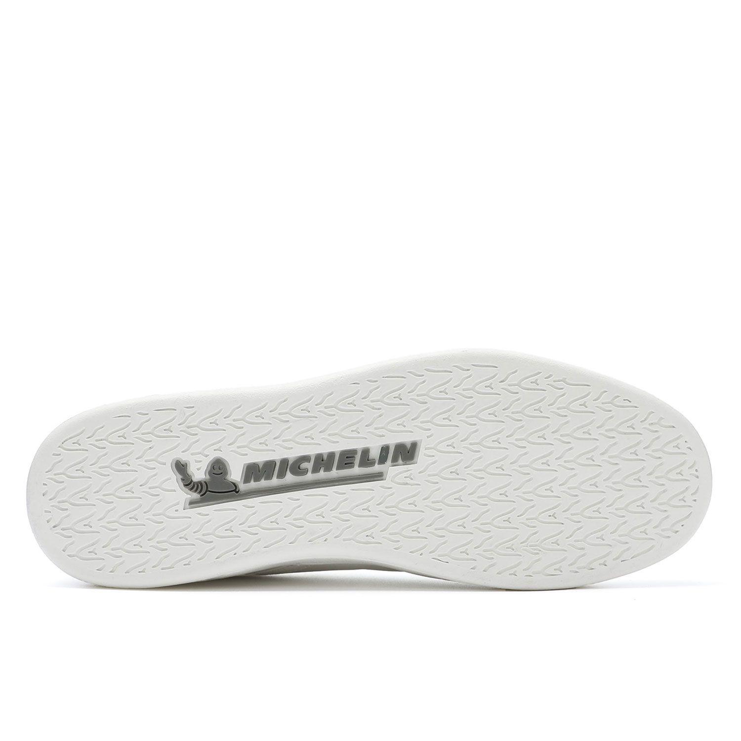 Zapatilla Casual Urbana Hombre Blanco Negro Michelin Ps14-2
