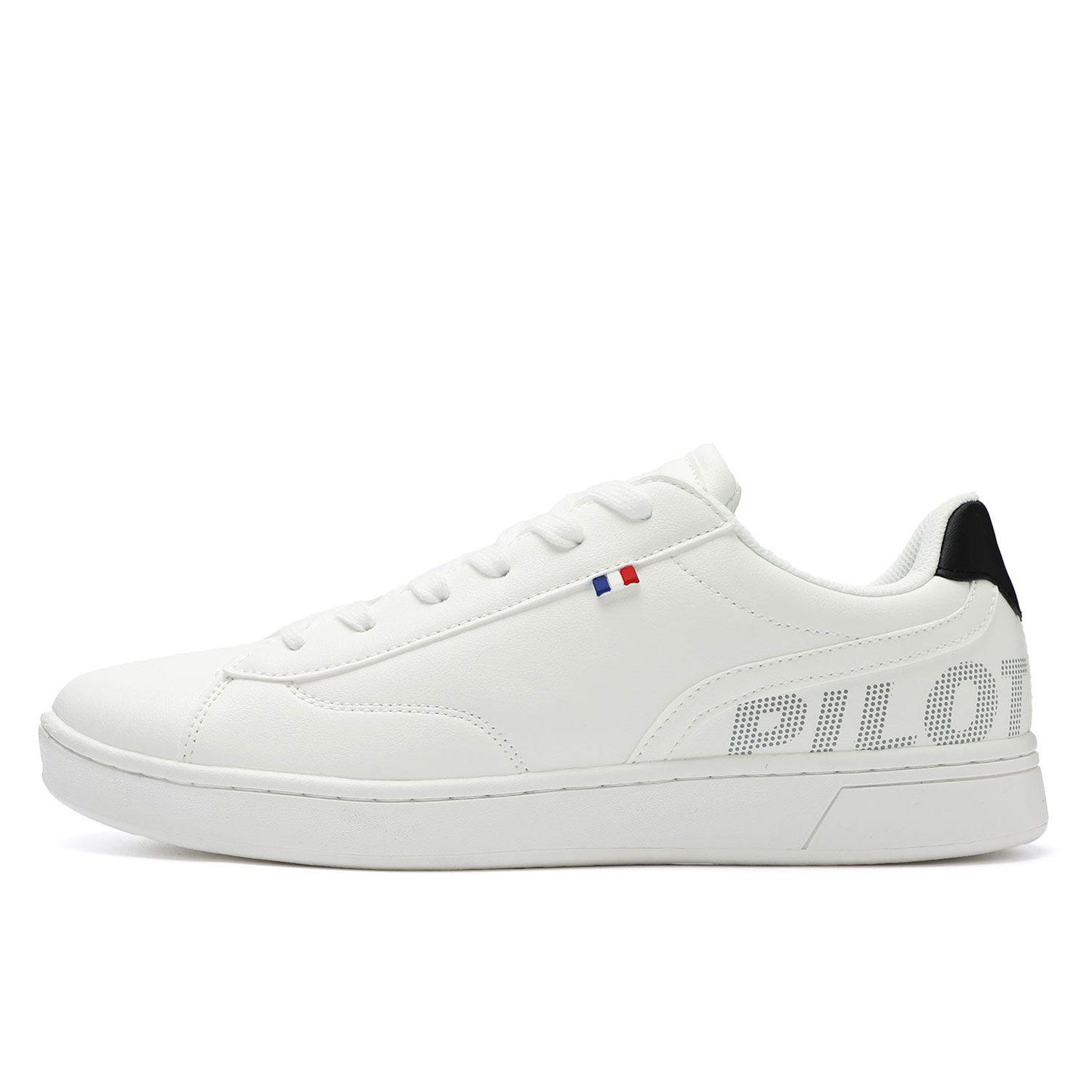 Zapatilla Casual Urbana Hombre Blanco Negro Michelin Ps14-3