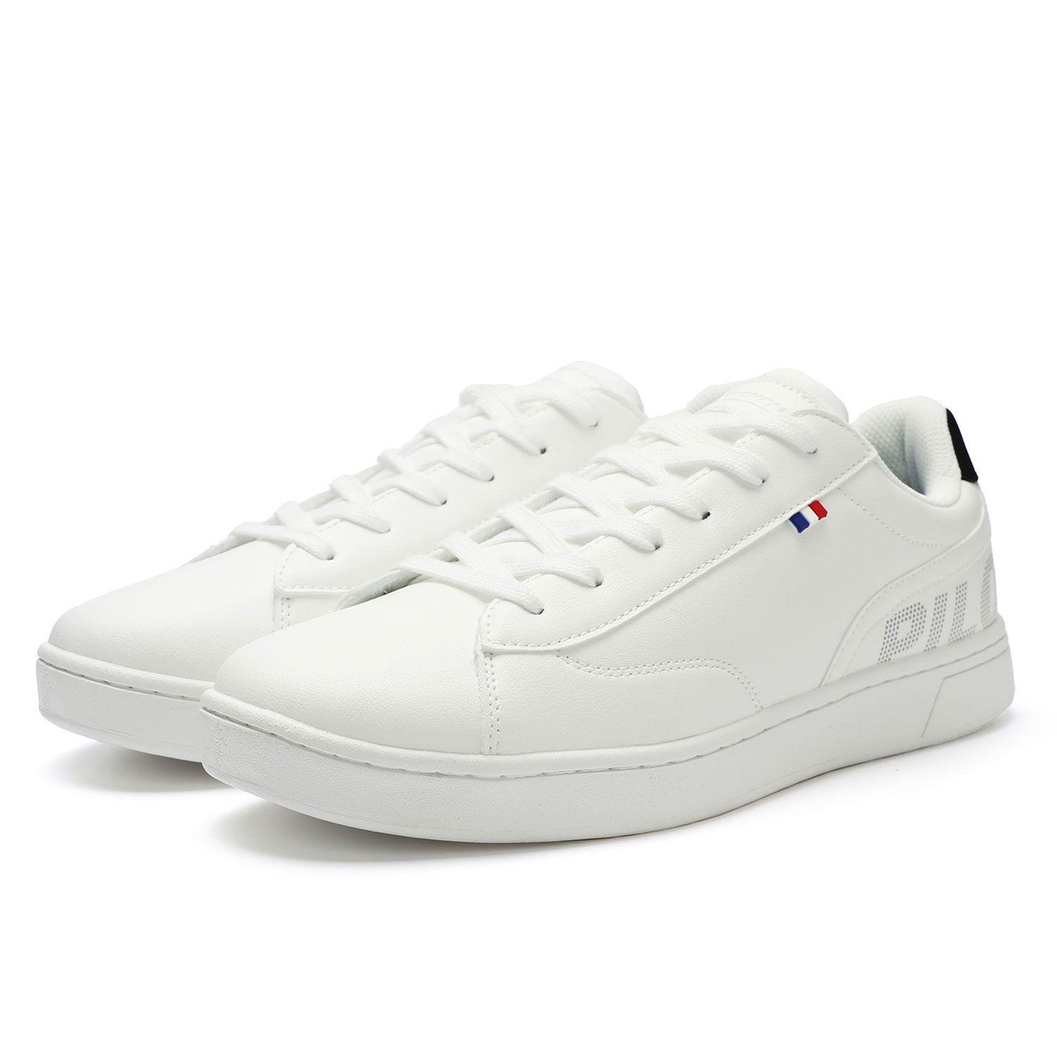 Zapatilla Casual Urbana Hombre Blanco Negro Michelin Ps14-4