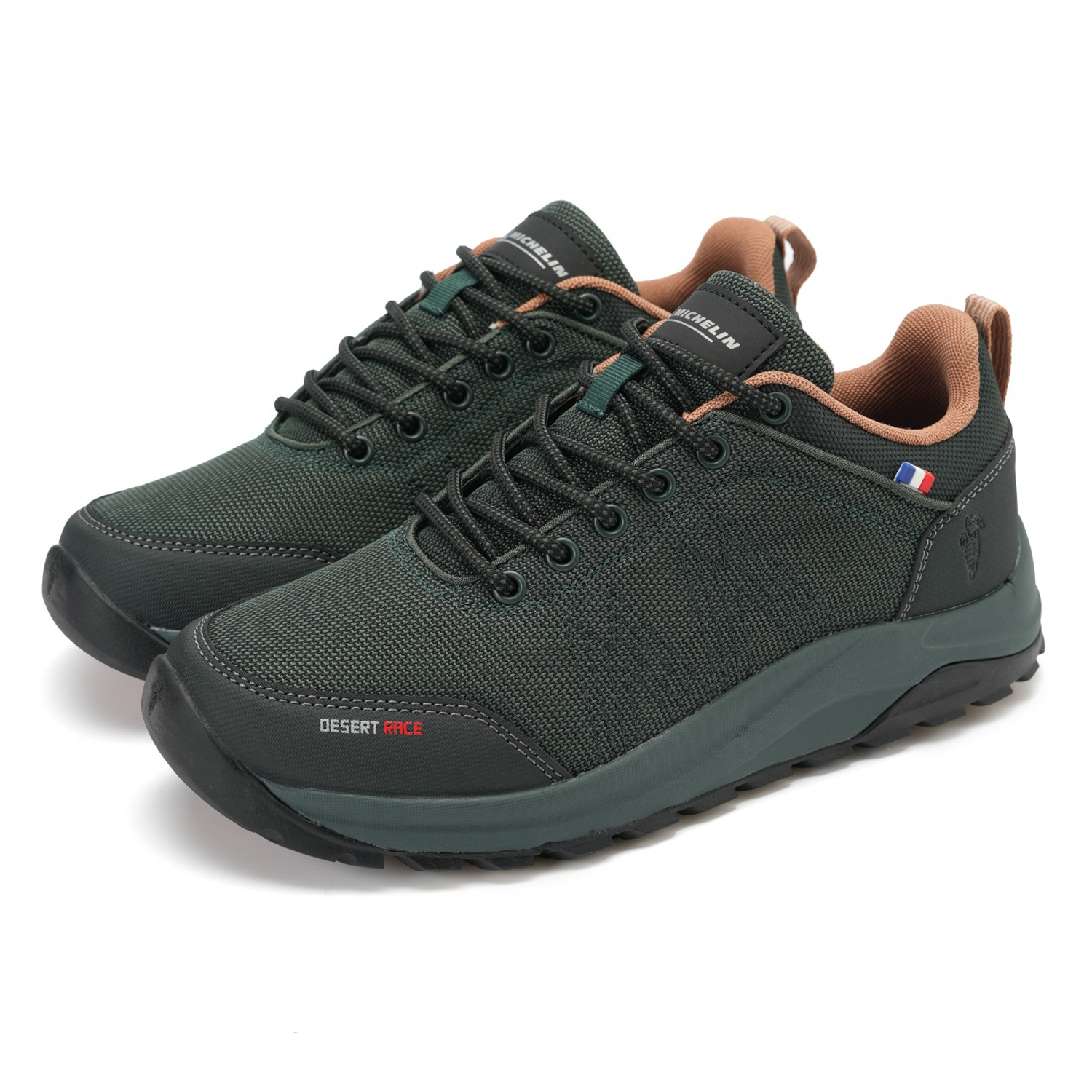 Zapatilla Hiking Senderismo Mujer Verde Oscuro Michelin Dr36-4