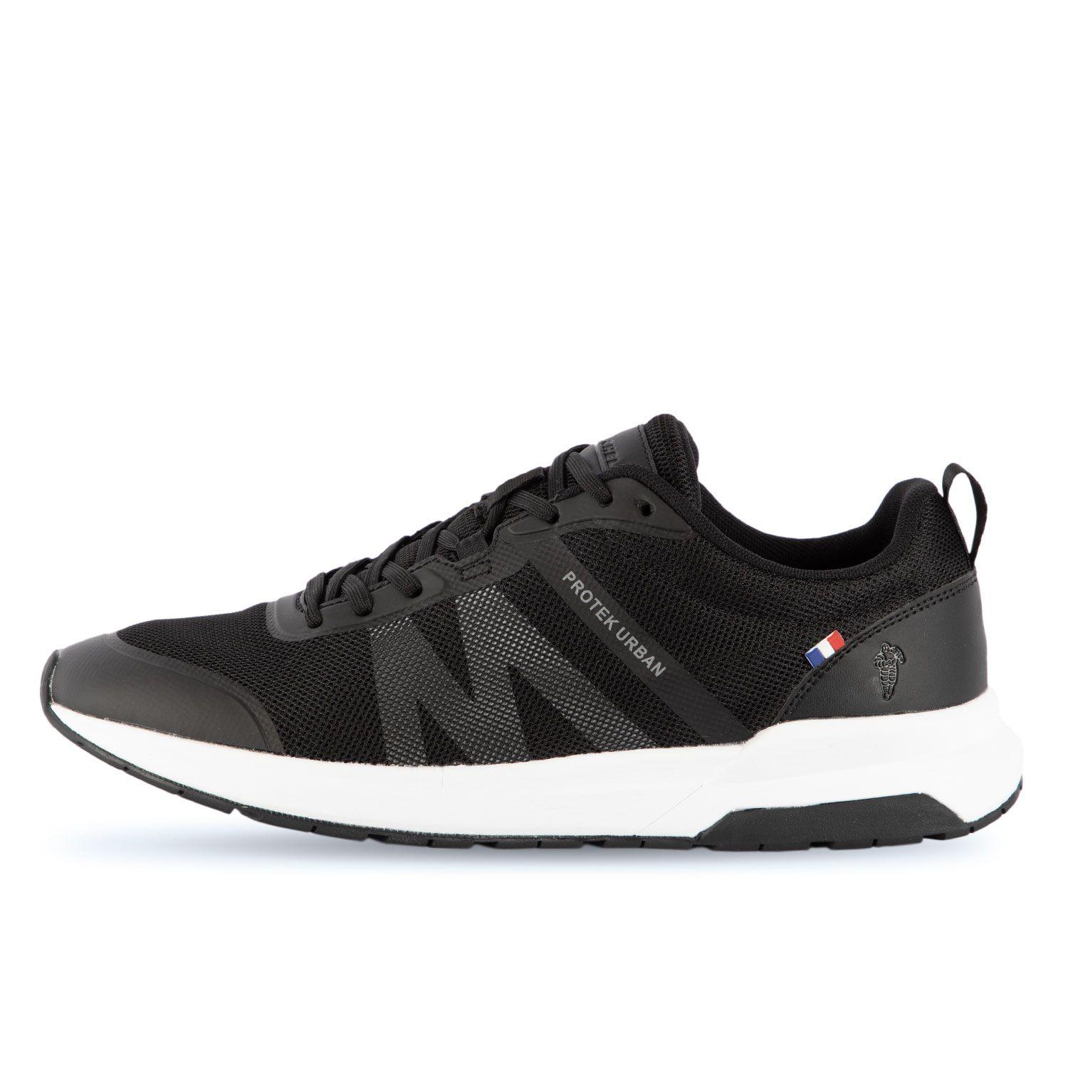 Zapatilla Urbana Negro Y Gris Hombre Michelin Pu15-2