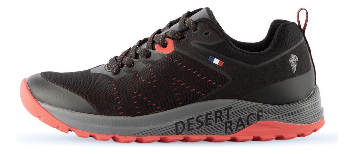 Zapatilla Trail Running Hombre Negro Rojo  Michelin Dr27-2