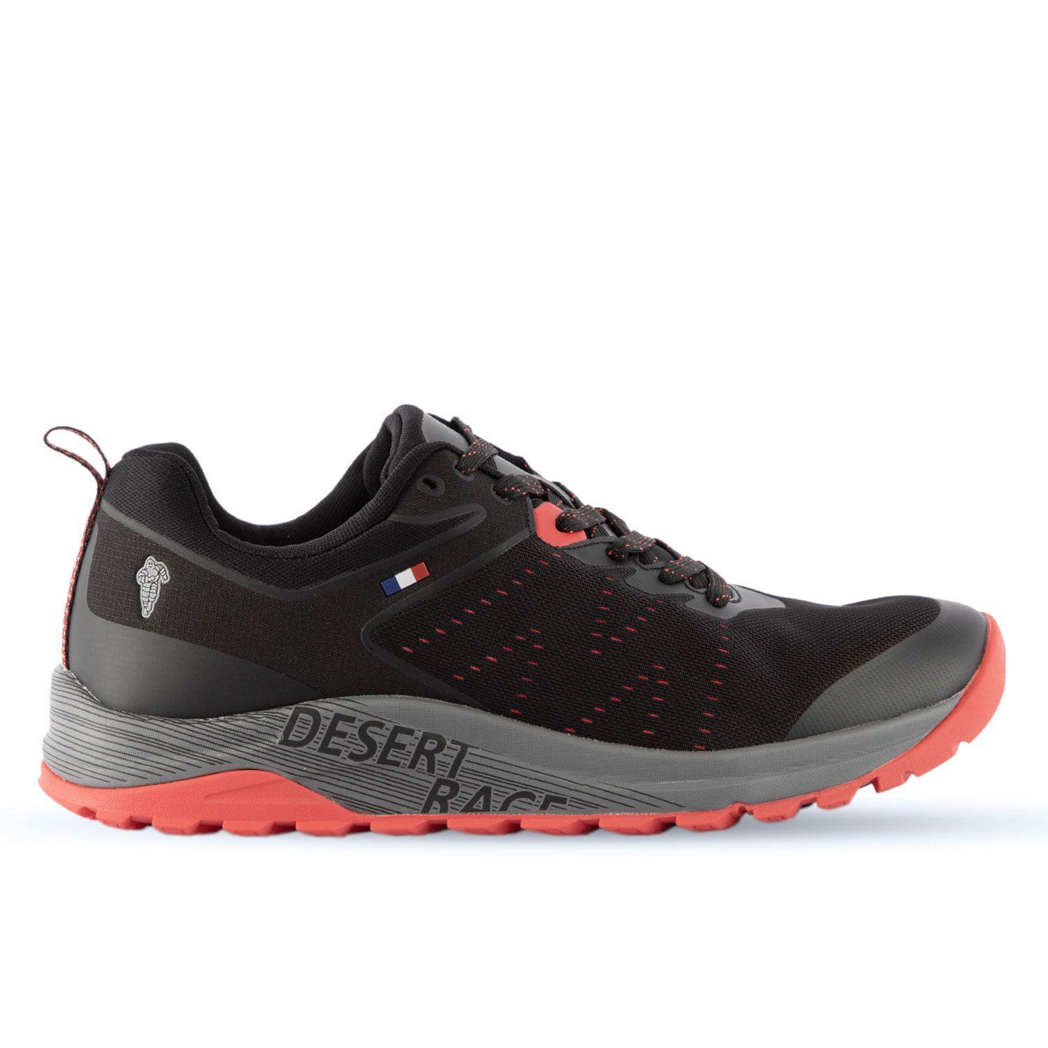 Zapatilla Trail Running Hombre Negro Rojo  Michelin Dr27-1