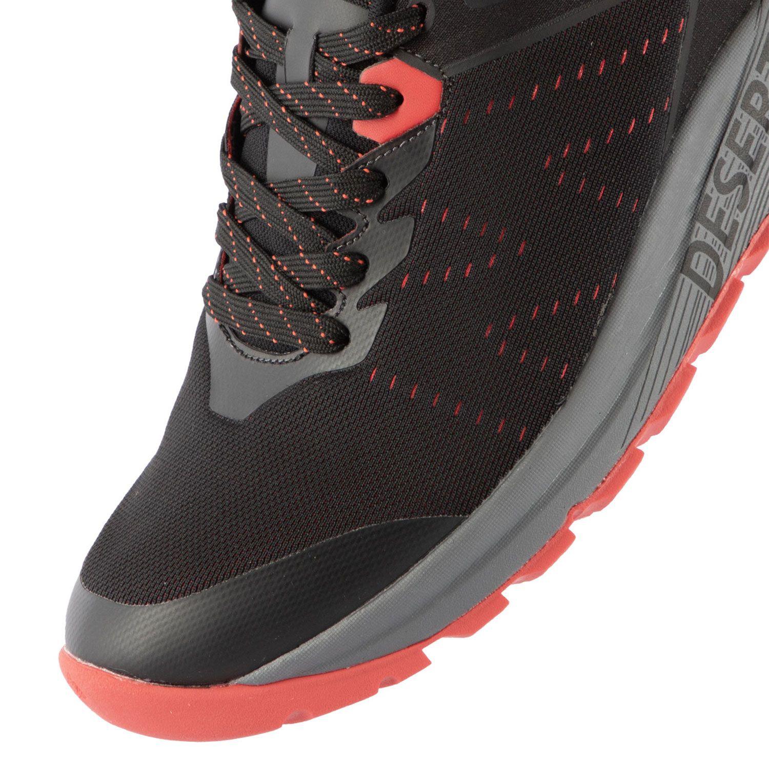Zapatilla Trail Running Hombre Negro Rojo  Michelin Dr27-5
