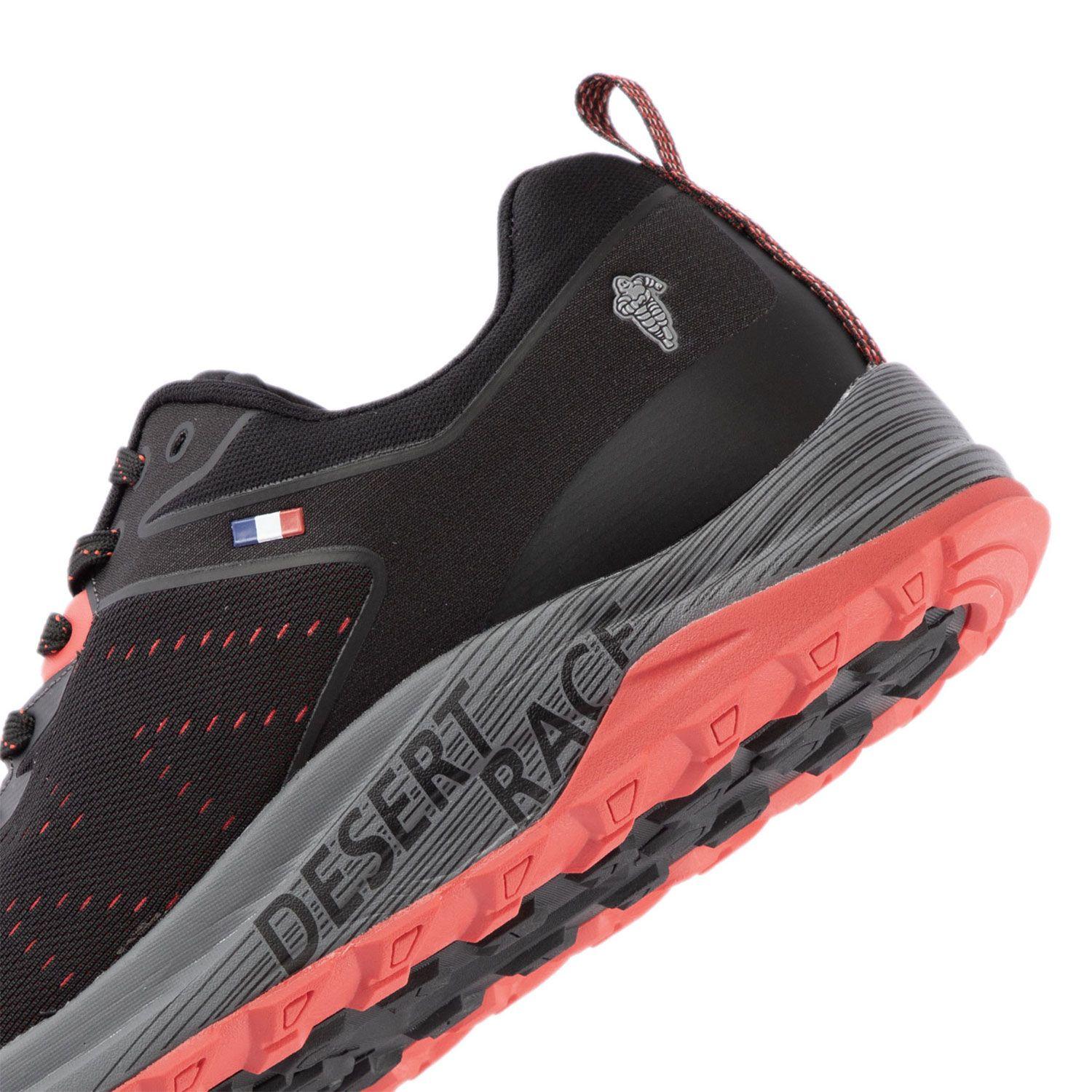 Zapatilla Trail Running Hombre Negro Rojo  Michelin Dr27-6