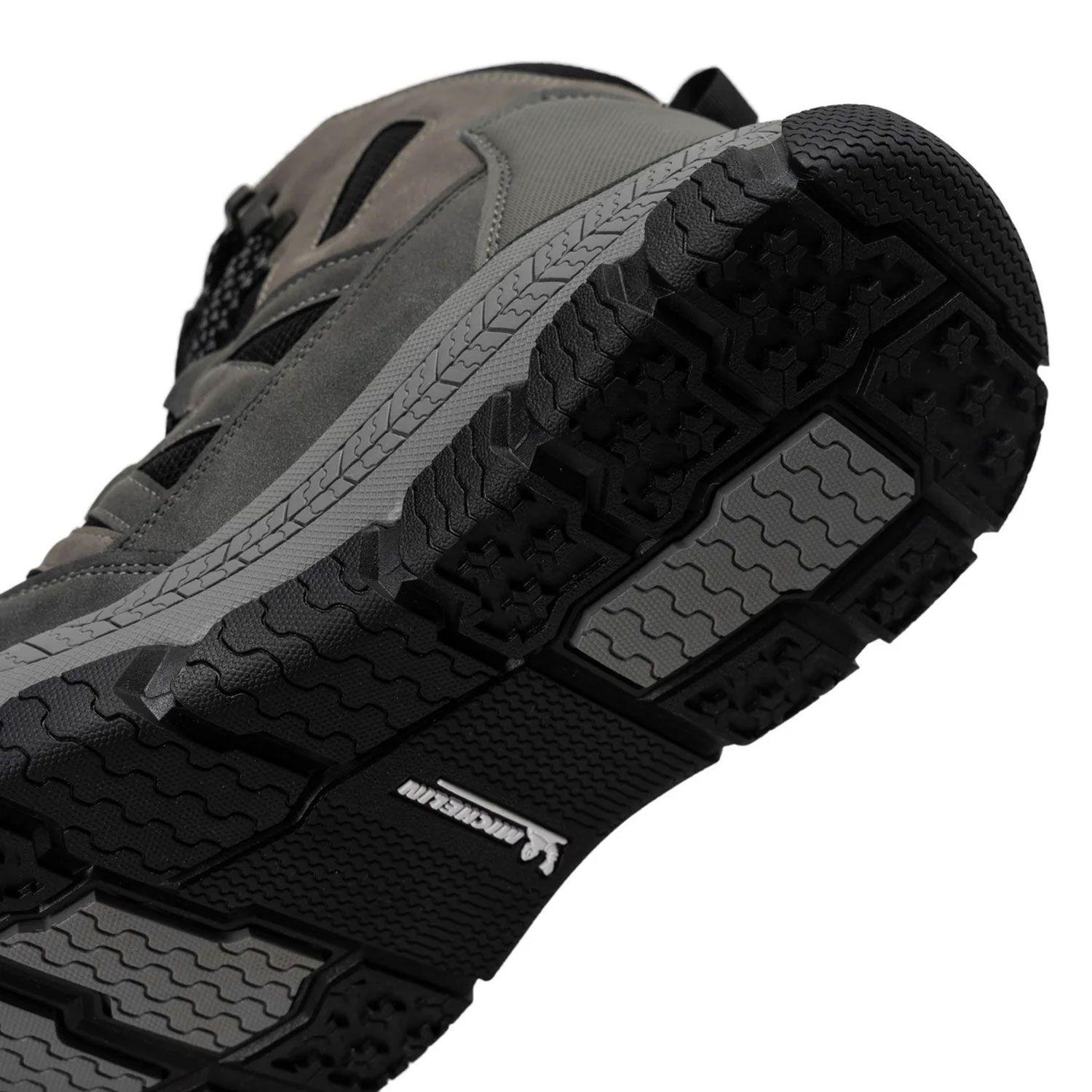 Zapatilla Botín Casual Urbano Hombre Gris Michelin Df10-6