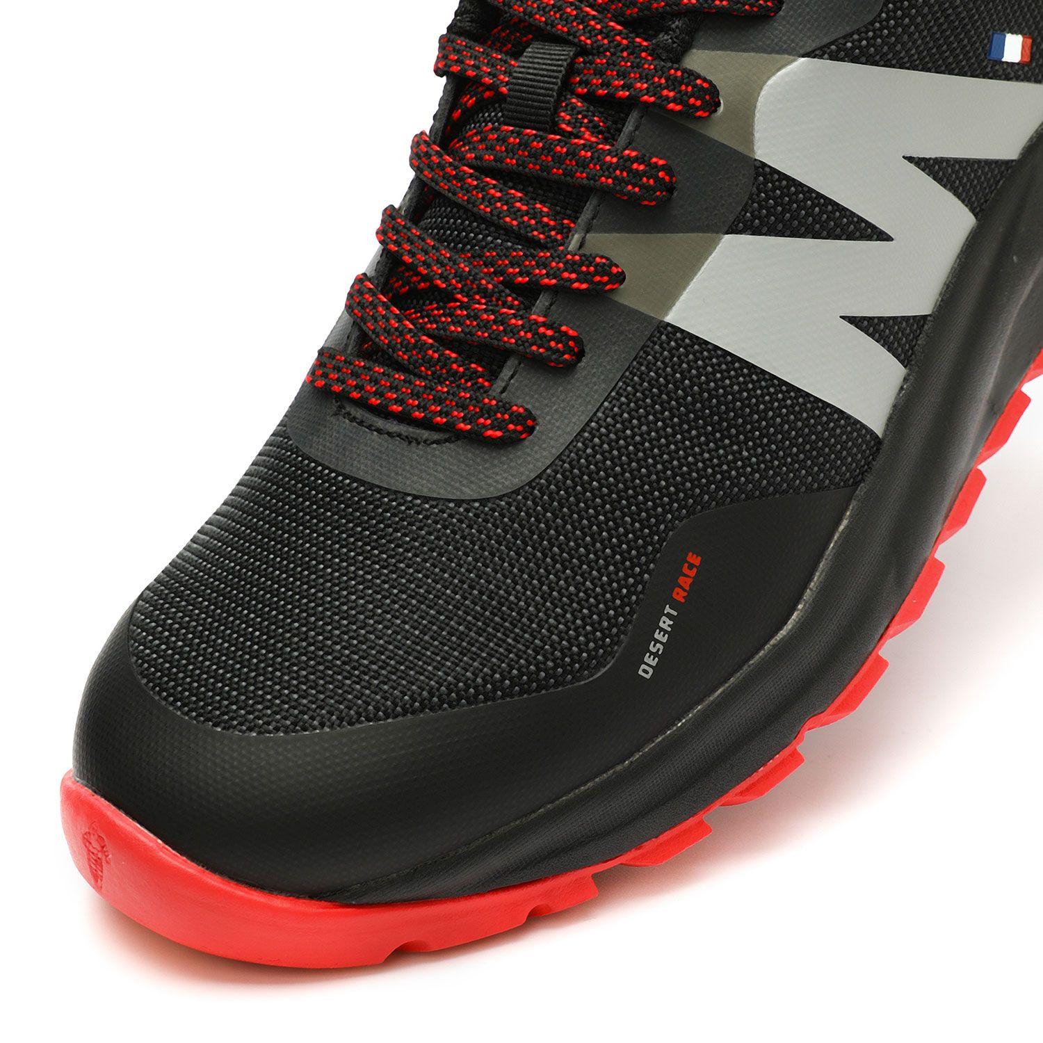 Zapatilla Trail Running Hombre Negro Rojo Michelin Dr40-4