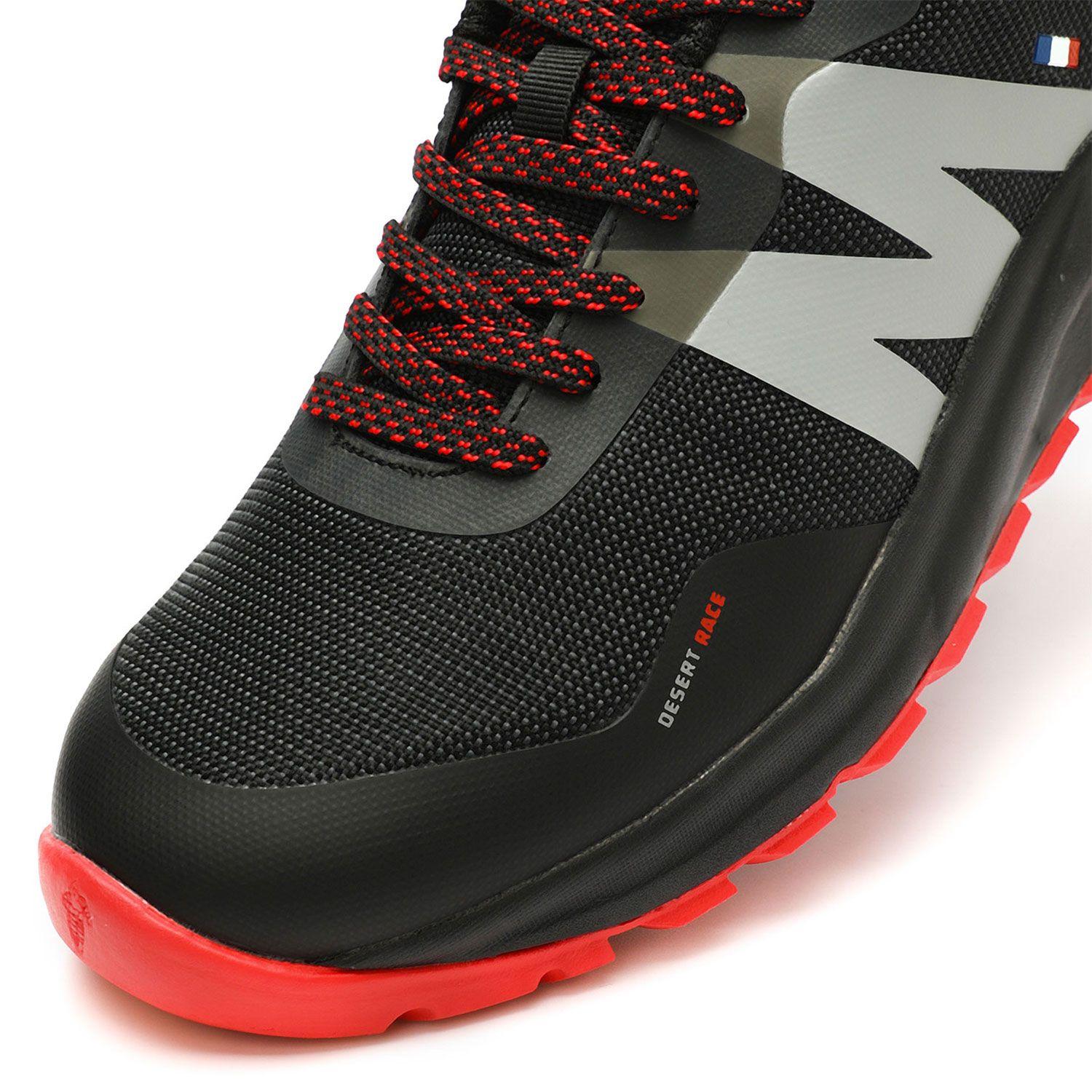Zapatilla Trail Running Hombre Negro Rojo Michelin Dr40-5
