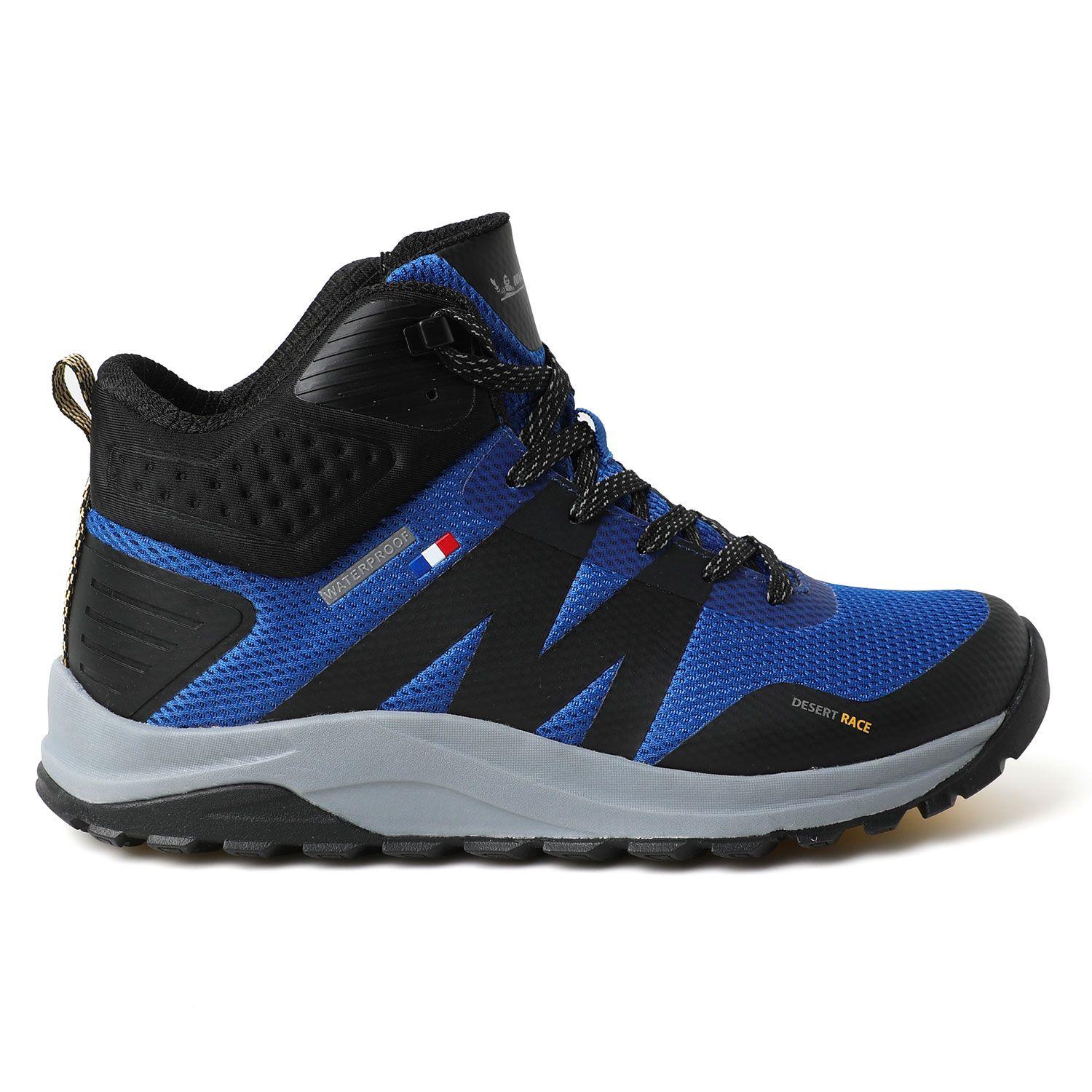 Botín Outdoor Waterproof Caña Alta Hombre Azul Michelin Dr39-1