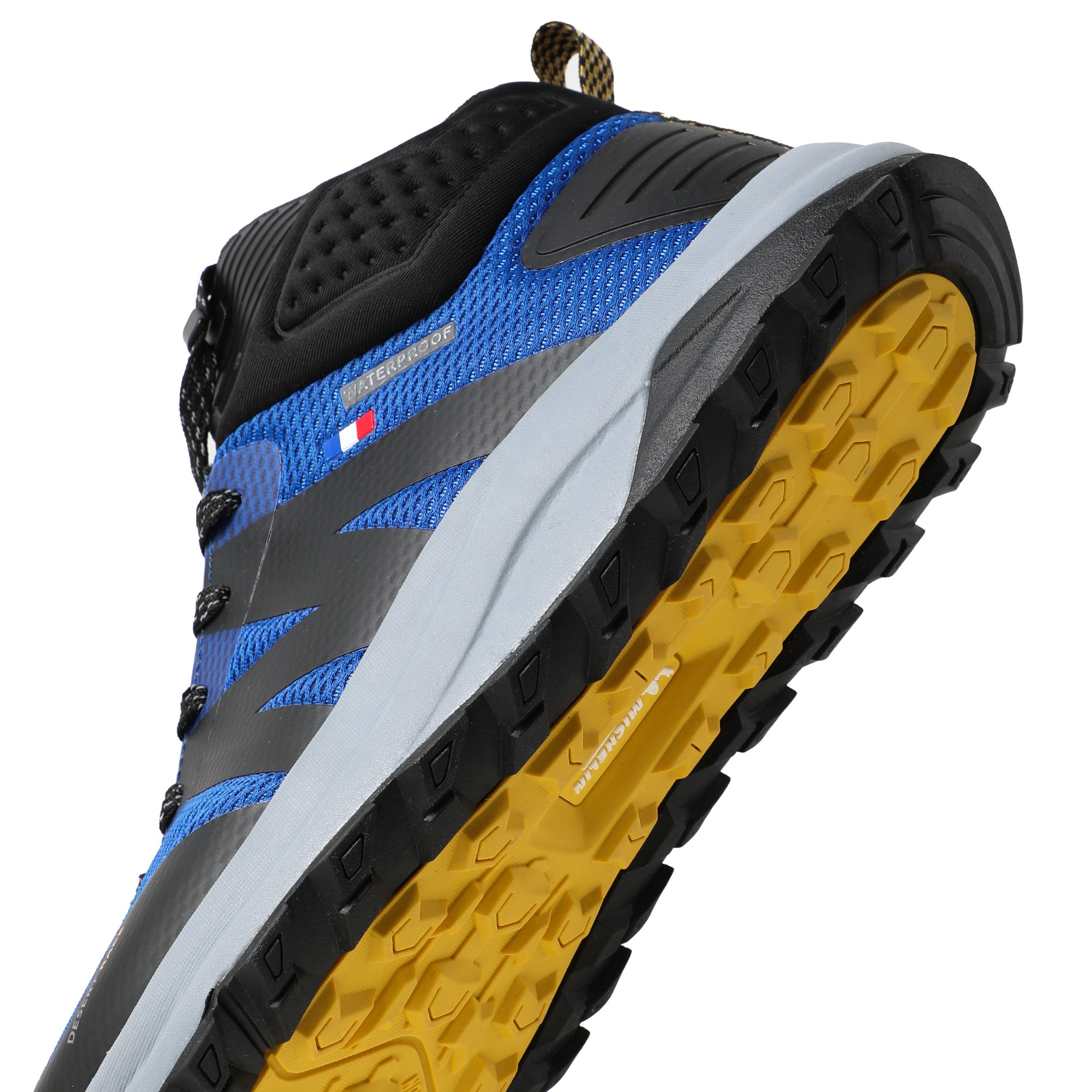 Botín Outdoor Waterproof Caña Alta Hombre Azul Michelin Dr39-6