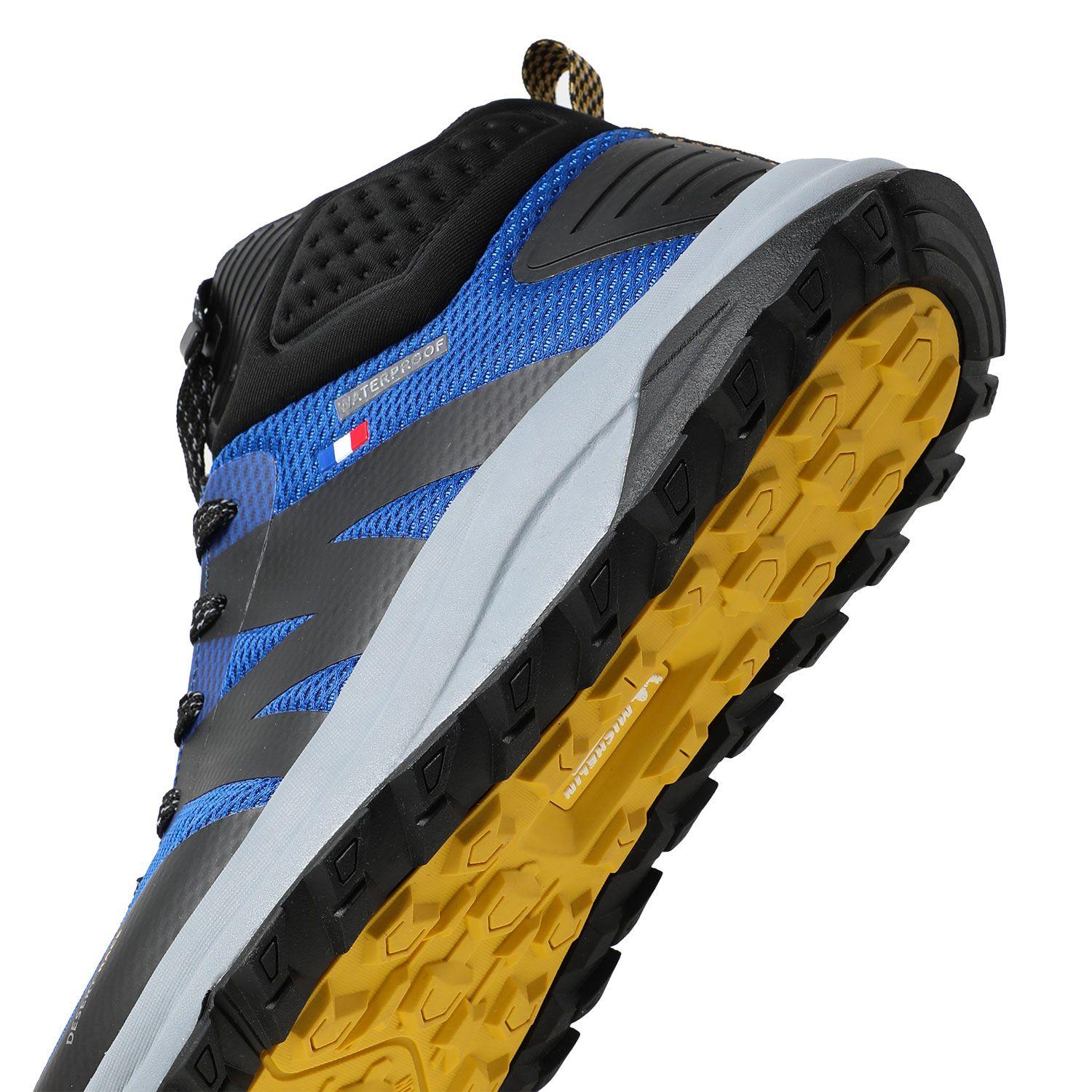Botín Outdoor Waterproof Caña Alta Hombre Azul Michelin Dr39-6