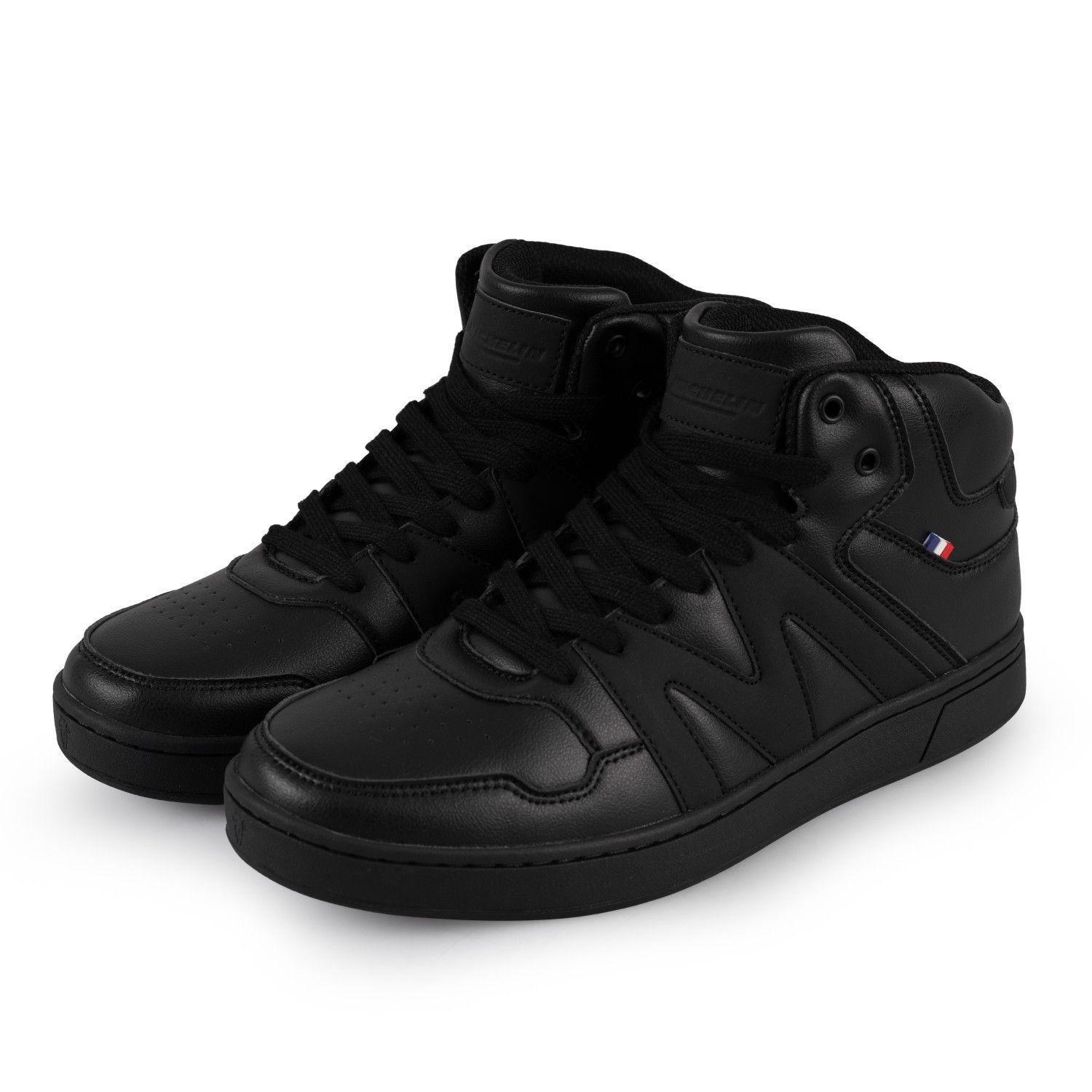 Zapatilla Bota Urbana Negro Blanco PS21-3