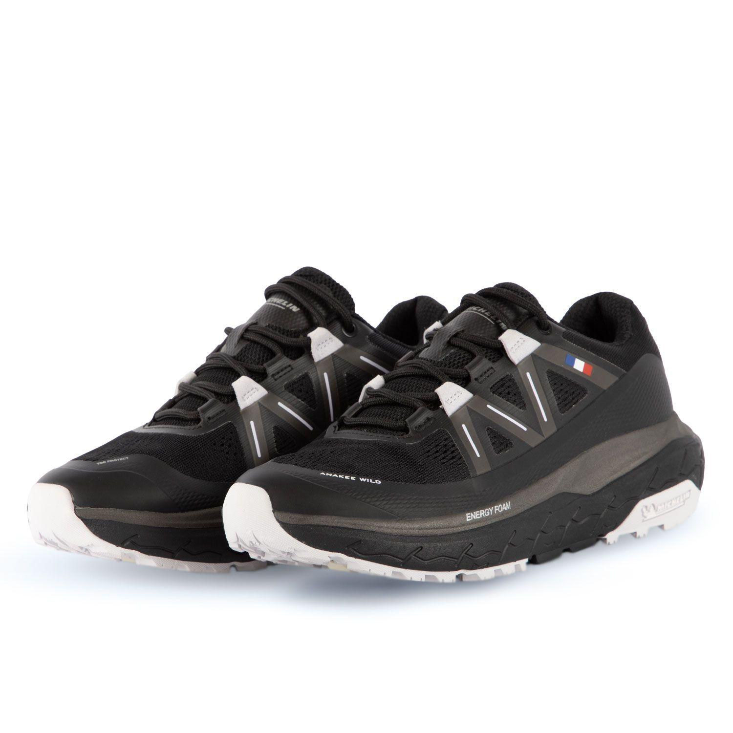 Zapatilla Trail Running Mujer Negro Lila Michelin Aw02-4