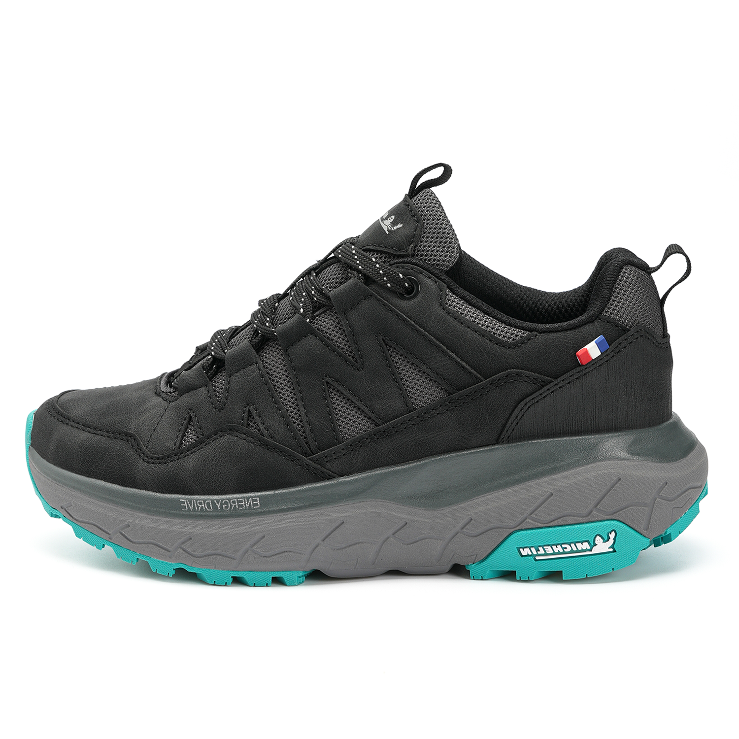 Zapatilla Trail Running Mujer Color Negro y Lila Michelin AW10-3