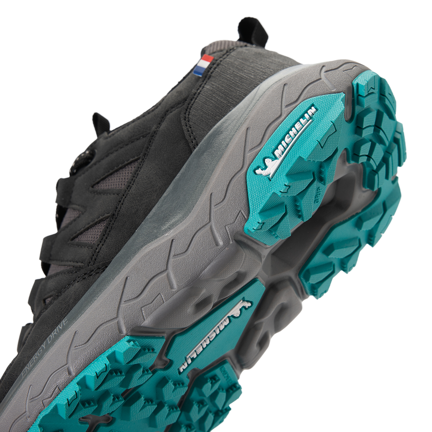 Zapatilla Trail Running Mujer Color Negro y Lila Michelin AW10-6