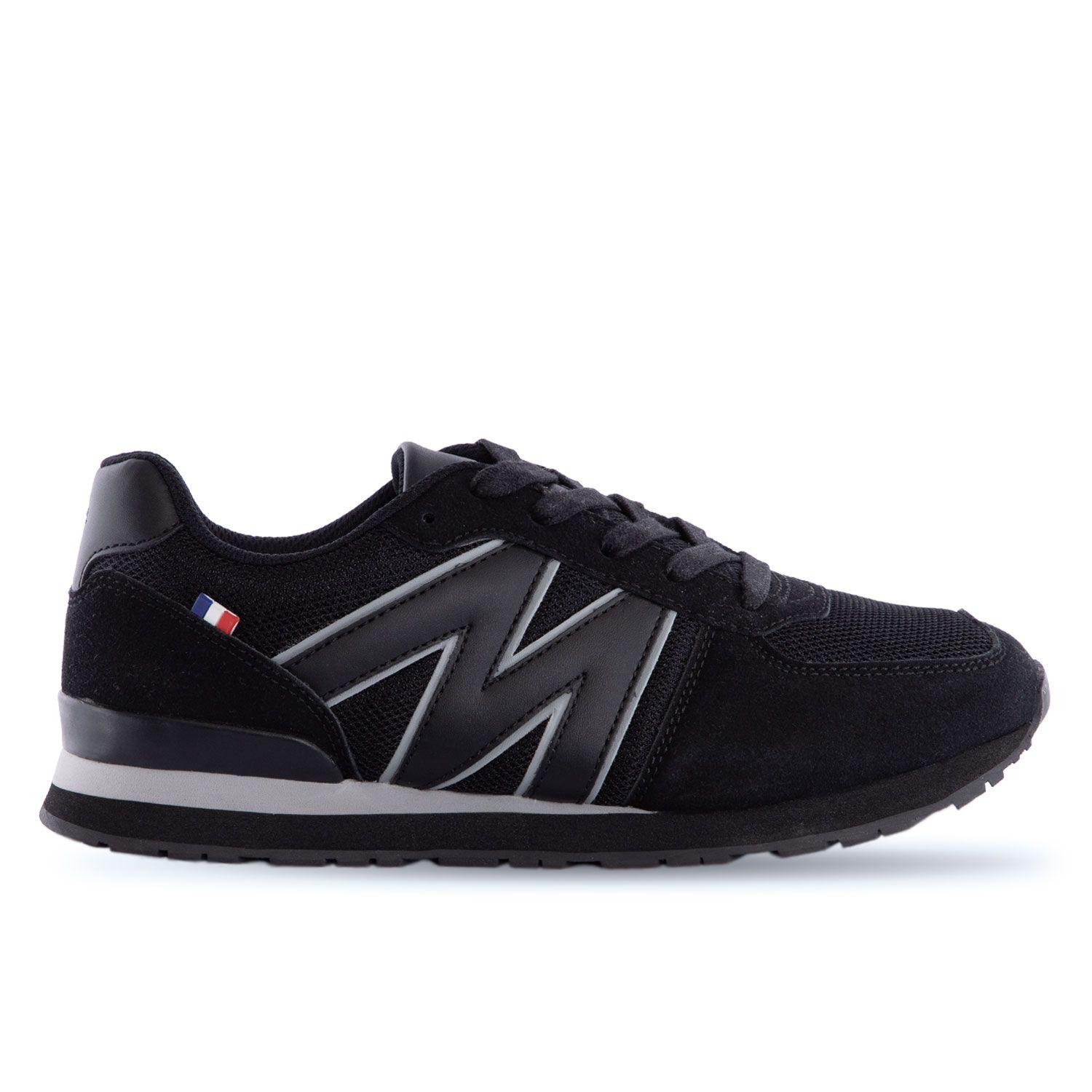 Zapatillas Urbanas Mujer Negro Y Gris Michelin Cc12-0