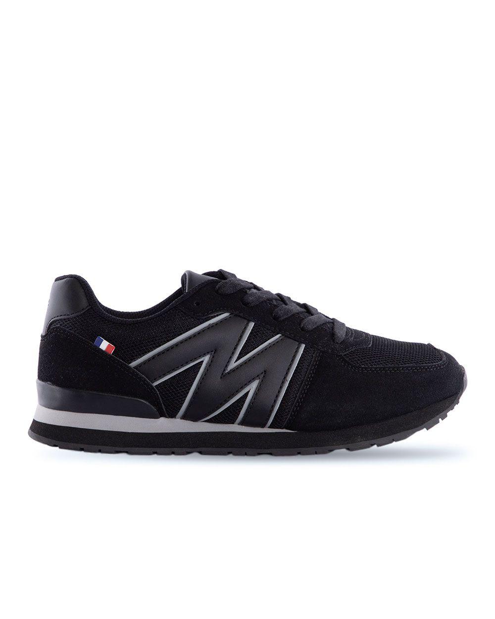 Zapatillas Urbanas Mujer Negro Y Gris Michelin Cc12-0