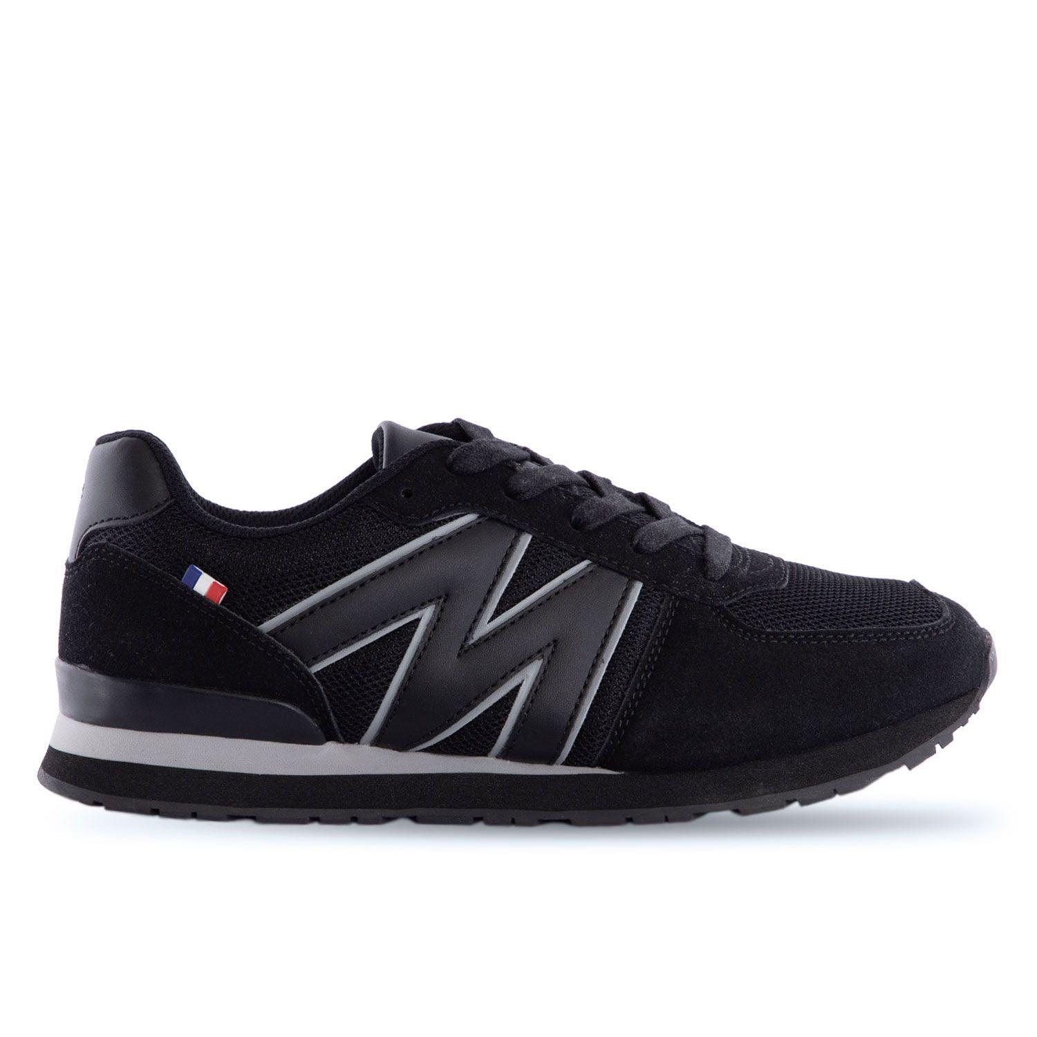 Zapatillas Urbanas Mujer Negro Y Gris Michelin Cc12-1