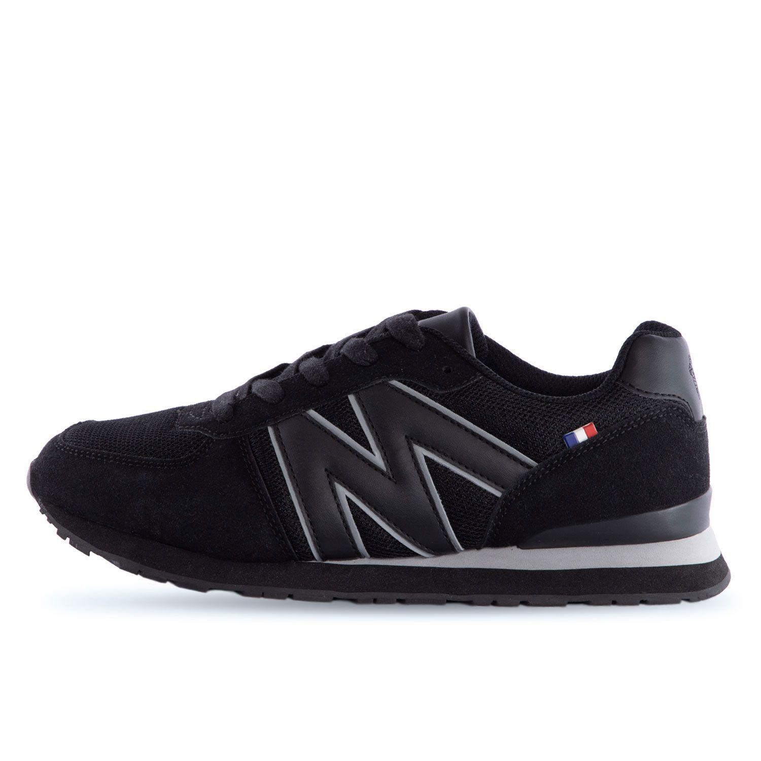 Zapatillas Urbanas Mujer Negro Y Gris Michelin Cc12-3