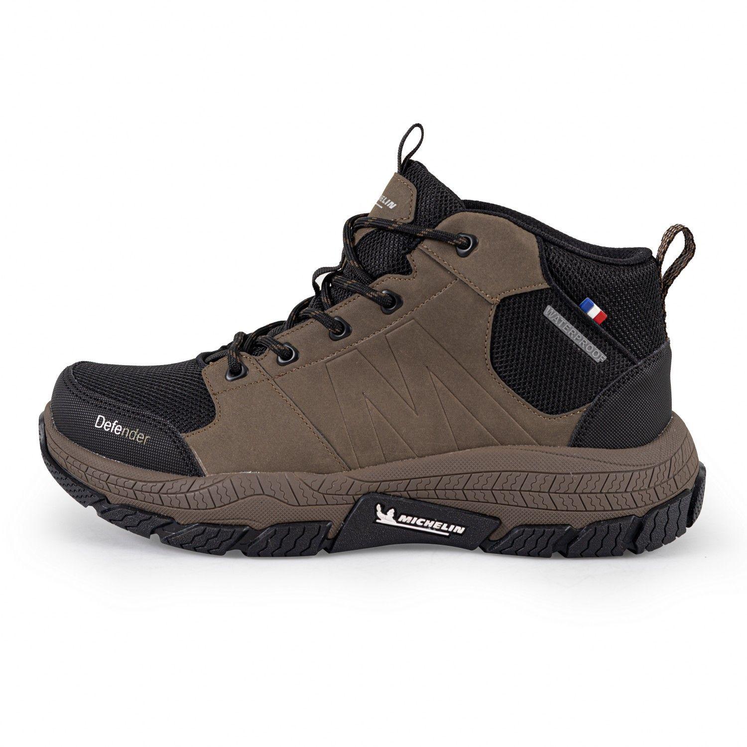 Zapatilla lmpermeable Hombre Cafe Mostaza Michelin Df11-2