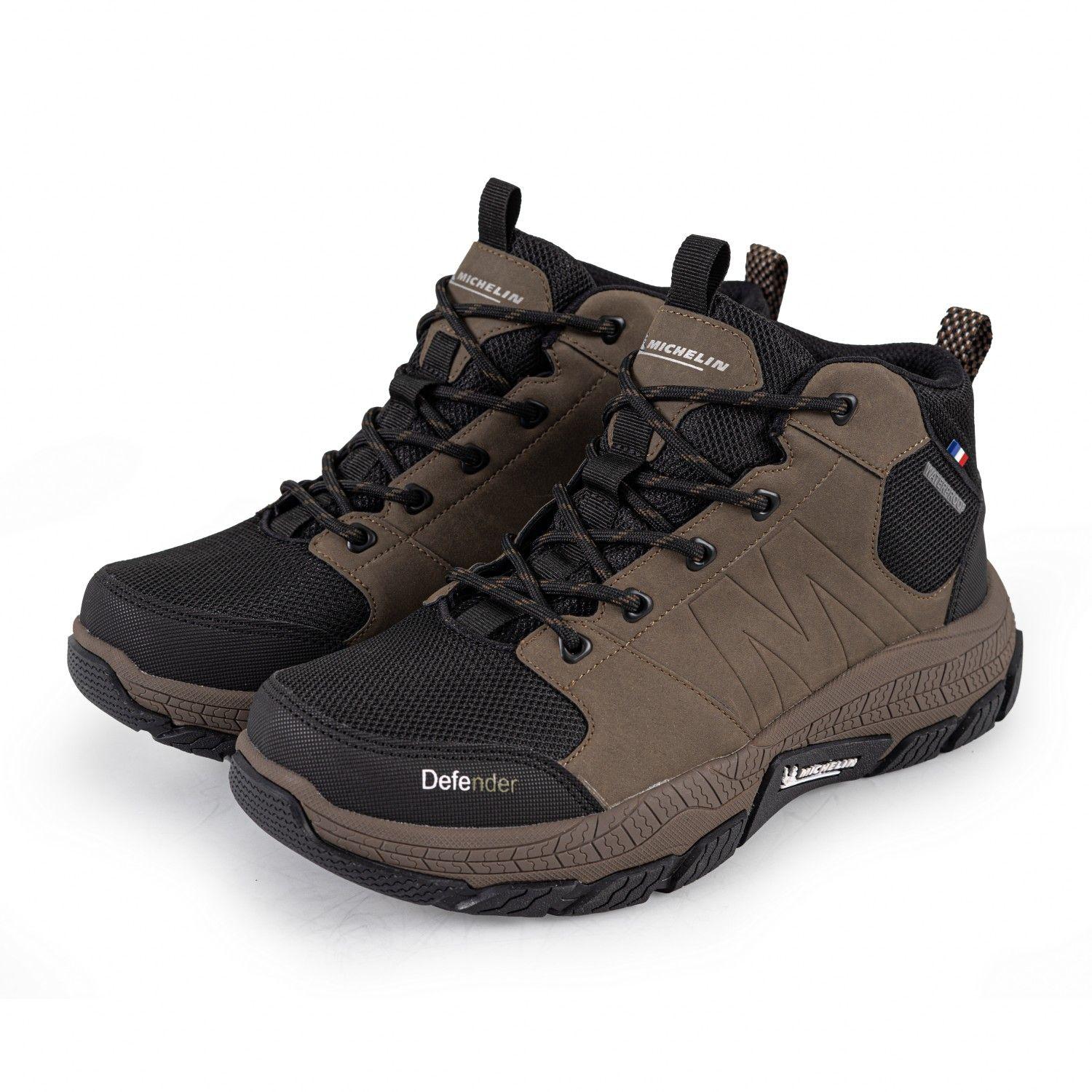 Zapatilla lmpermeable Hombre Cafe Mostaza Michelin Df11-3