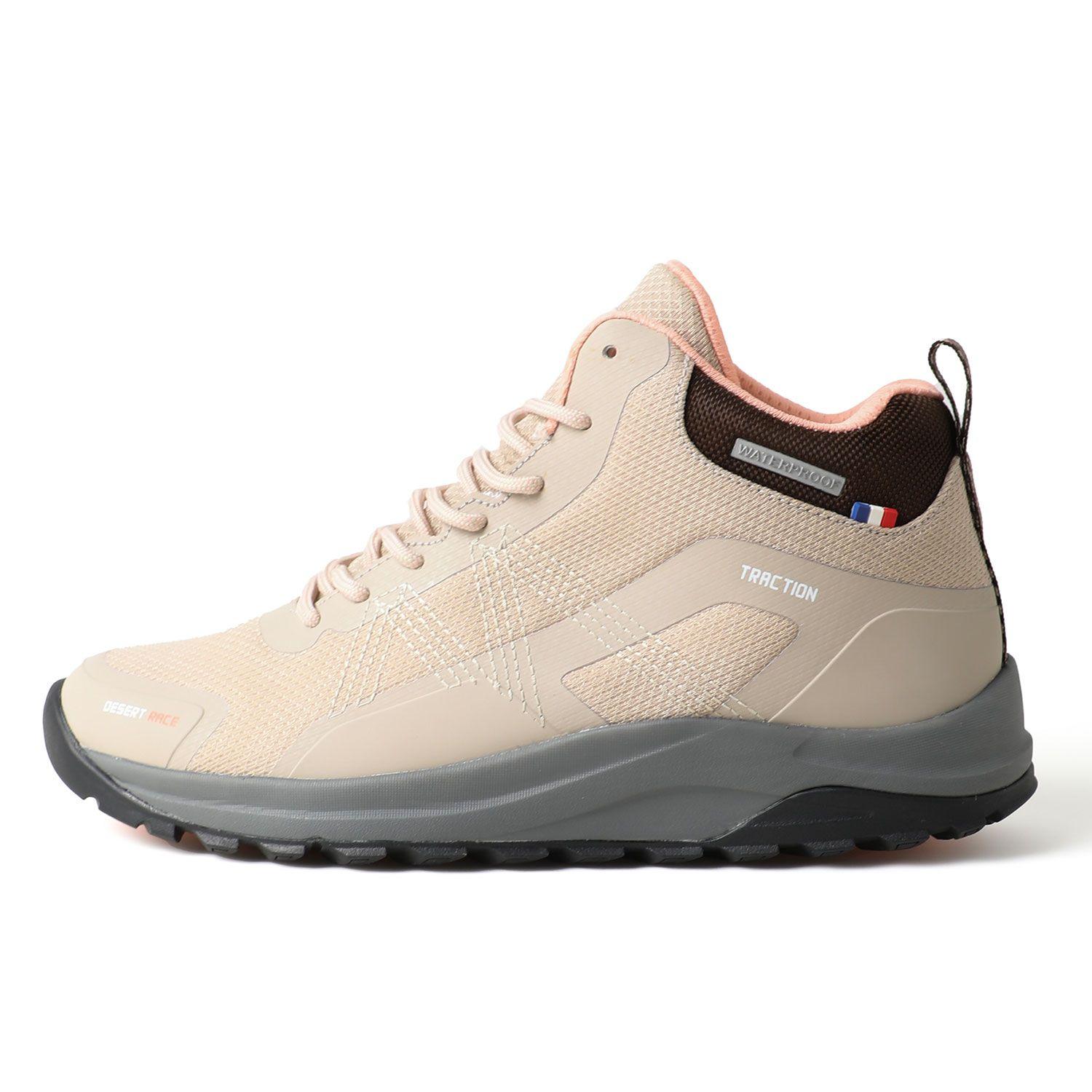 Botín Caña Alta Mujer Beige Rosado Michelin Dr09-3