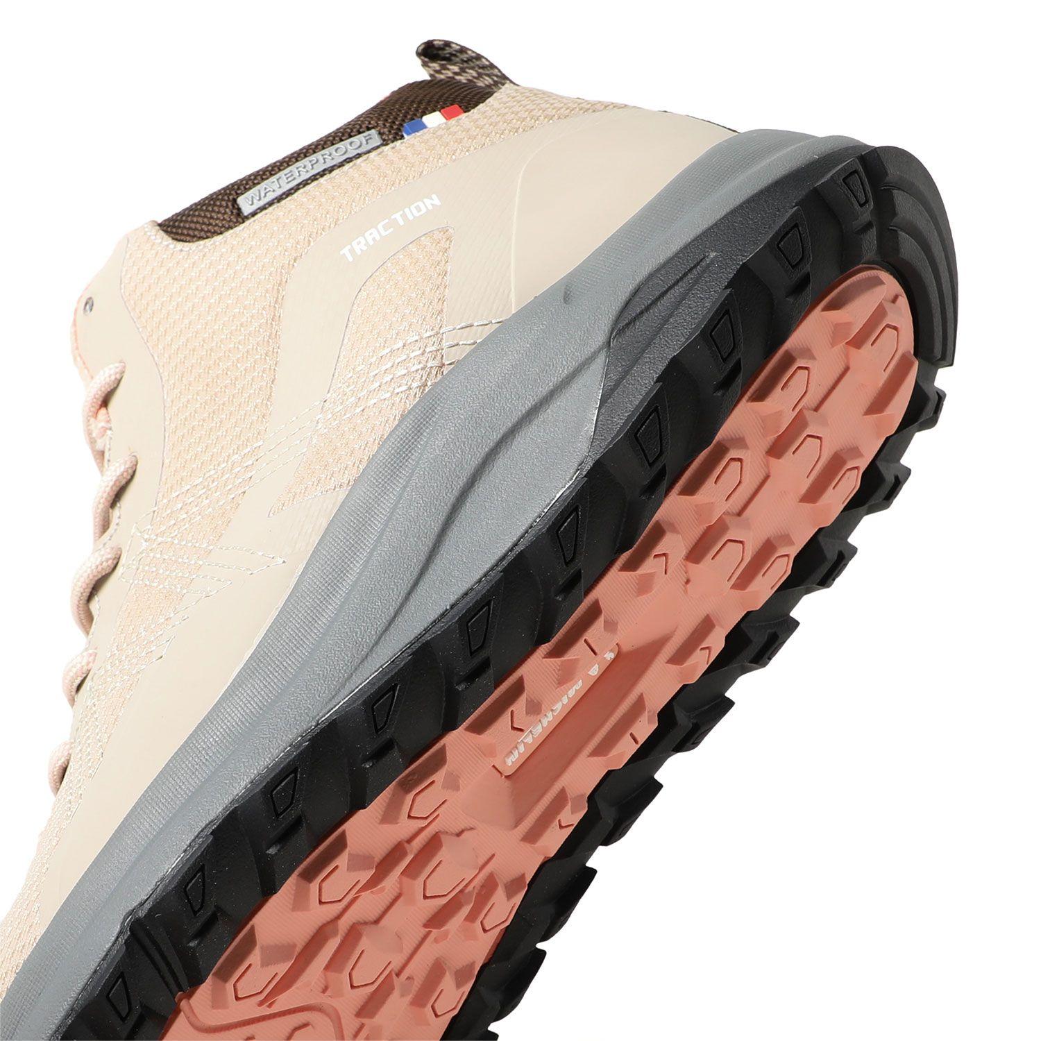 Zapatilla Botín Senderismo Mujer Beige Rosa Michelin Dr09-6