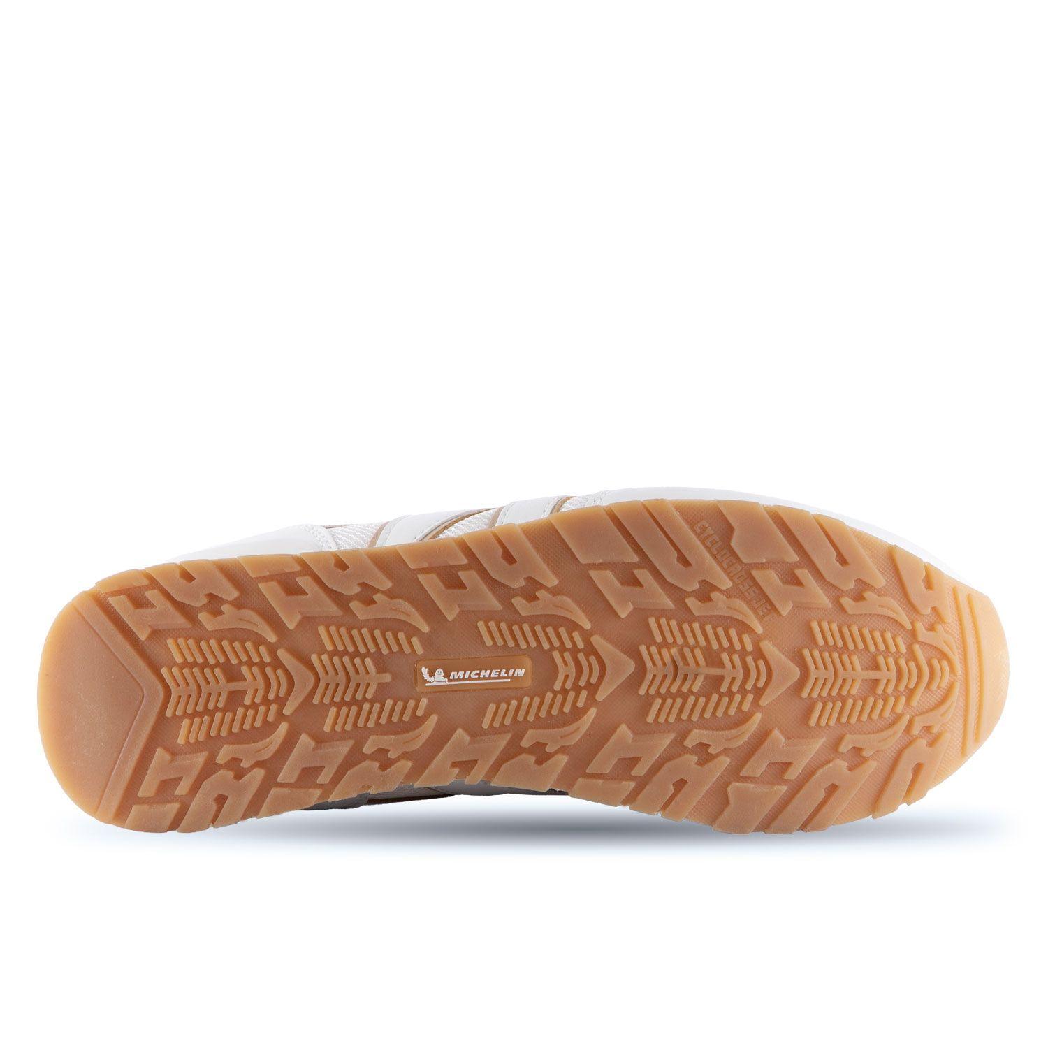 Zapatillas Urbanas Mujer Blanco Y Beige Michelin Cc12-1