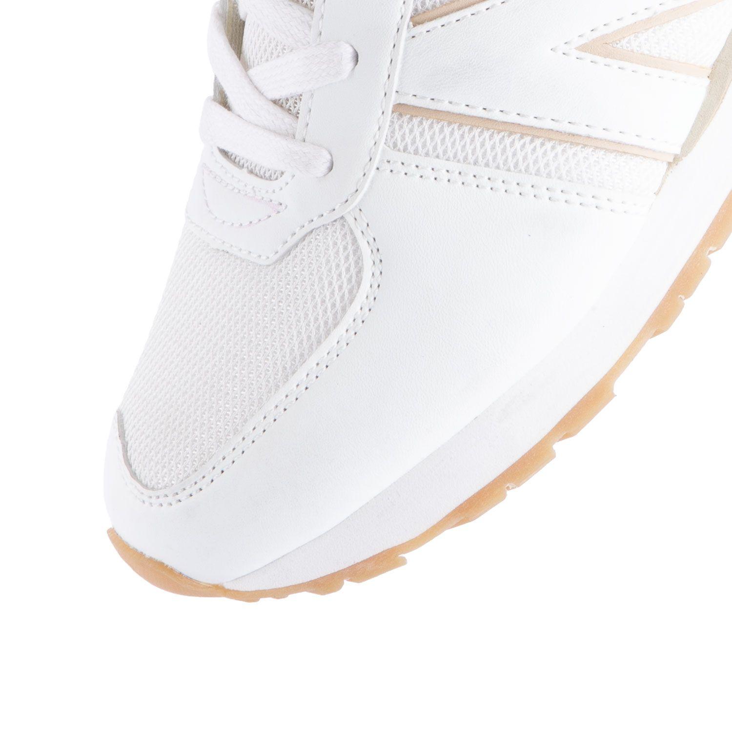 Zapatillas Urbanas Mujer Blanco Y Beige Michelin Cc12-4